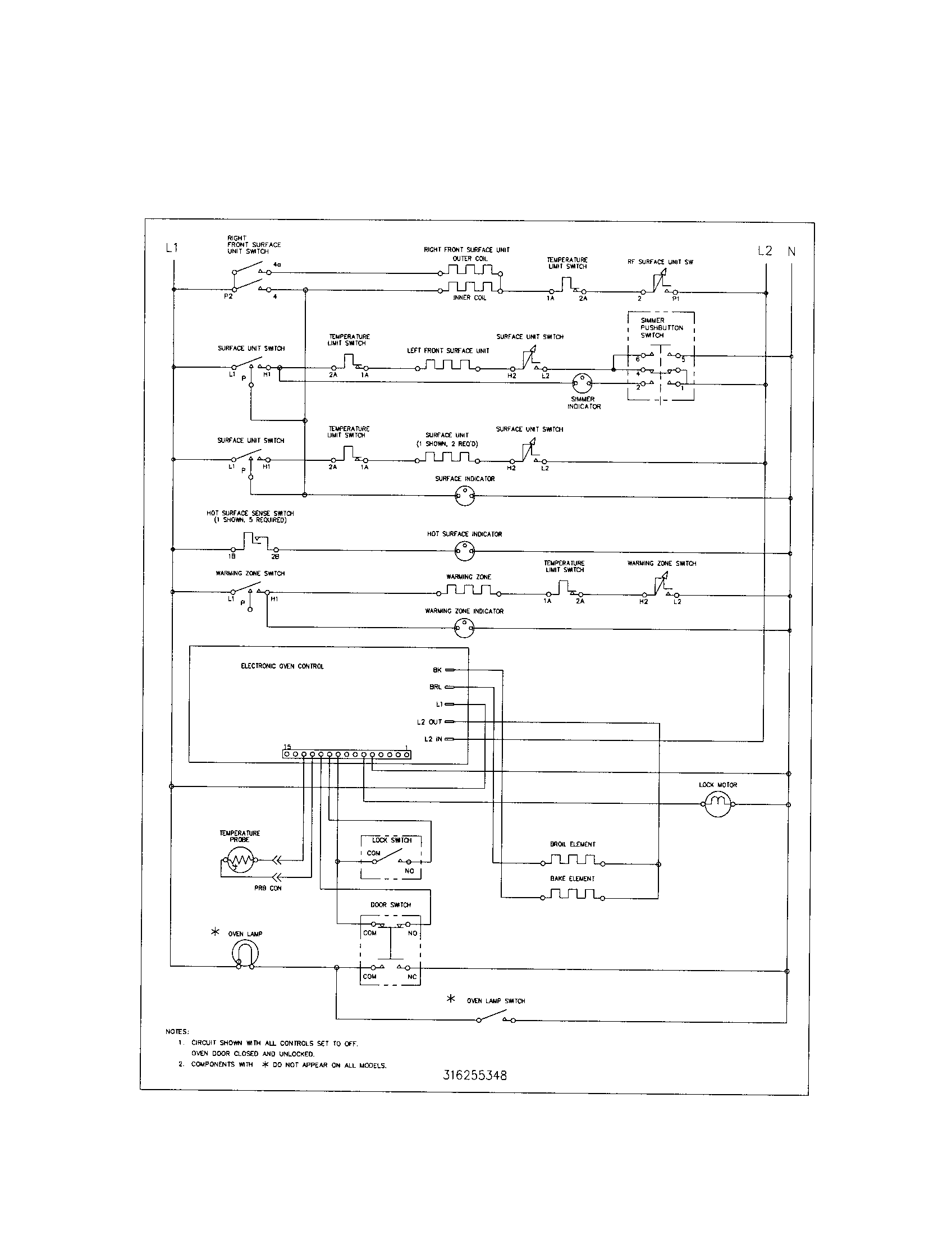 Kenmore 79095682302 wiring schematic diagram