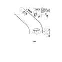Weed Eater FEATHERLITE PLUS TYPE 1 driveshaft/shield diagram