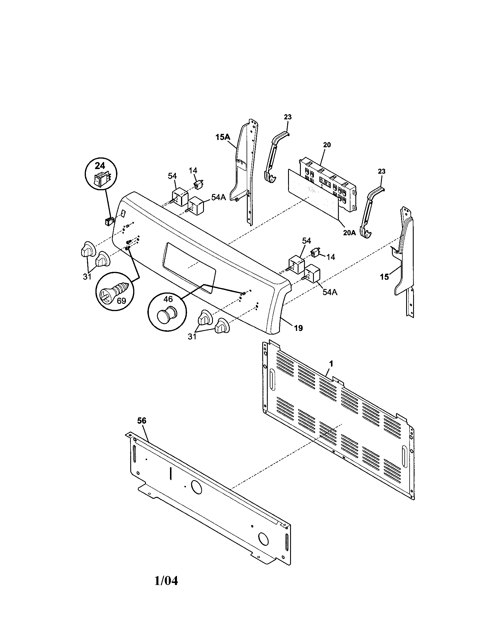 Kenmore 79095324302 backguard diagram