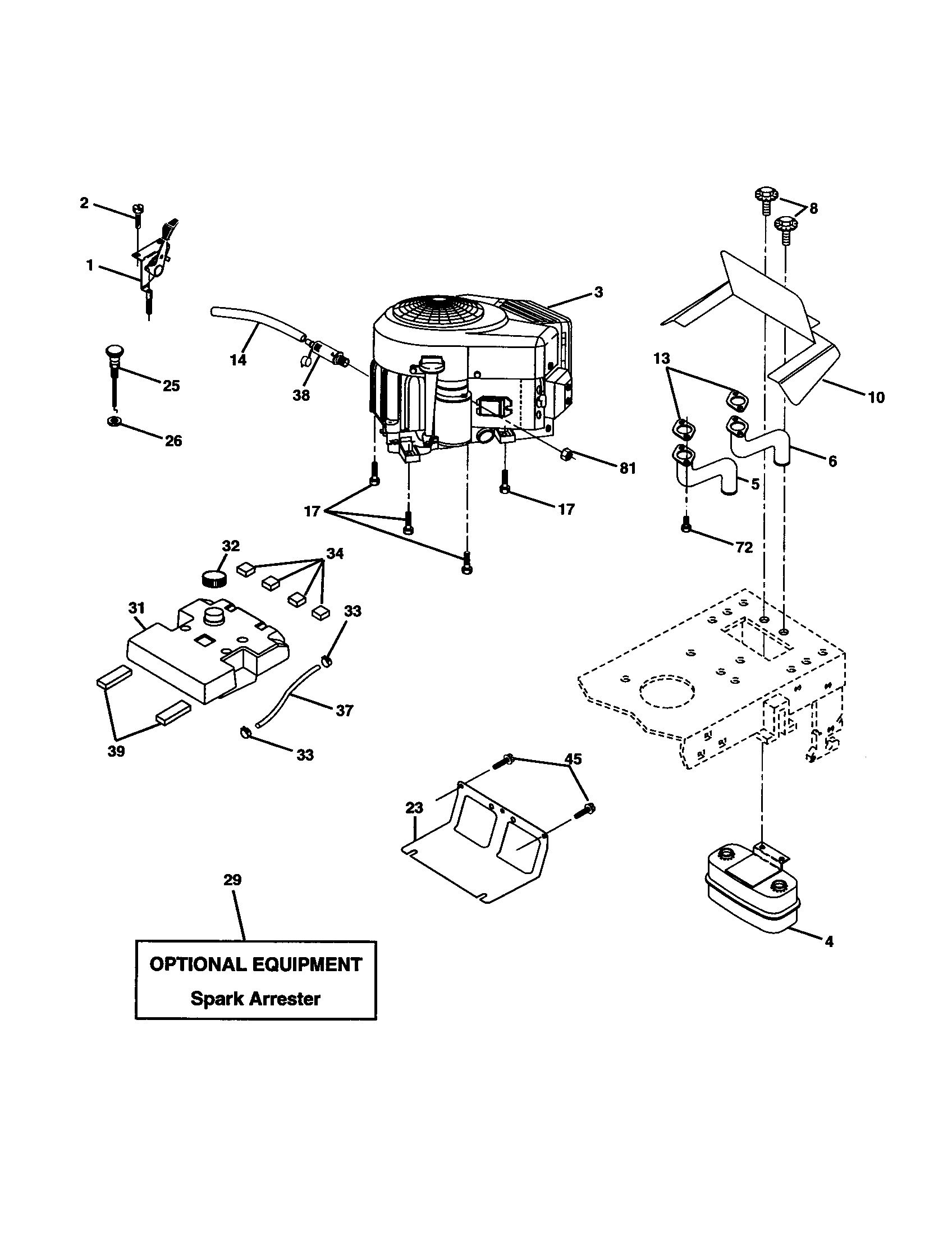 Craftsman 917277440 engine diagram