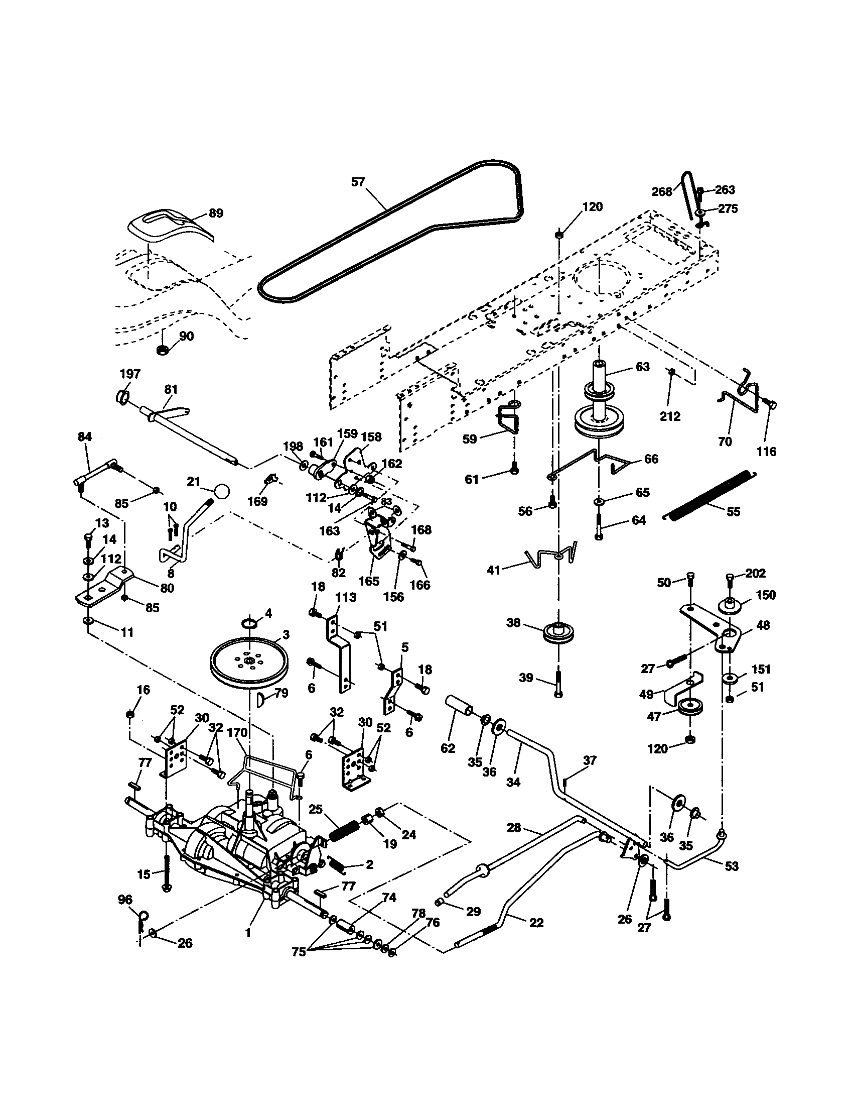 Craftsman 917277310 drive diagram