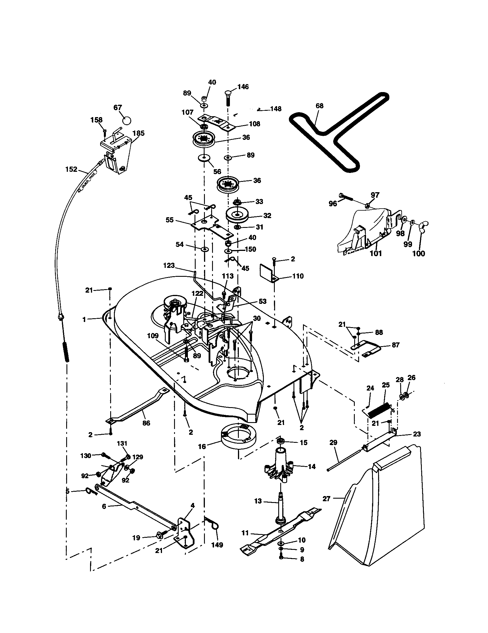 Craftsman 917277310 mower diagram