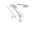 Weed Eater FEATHERLITE SST 25HO-TYPE 2 driveshaft/handle/shield diagram