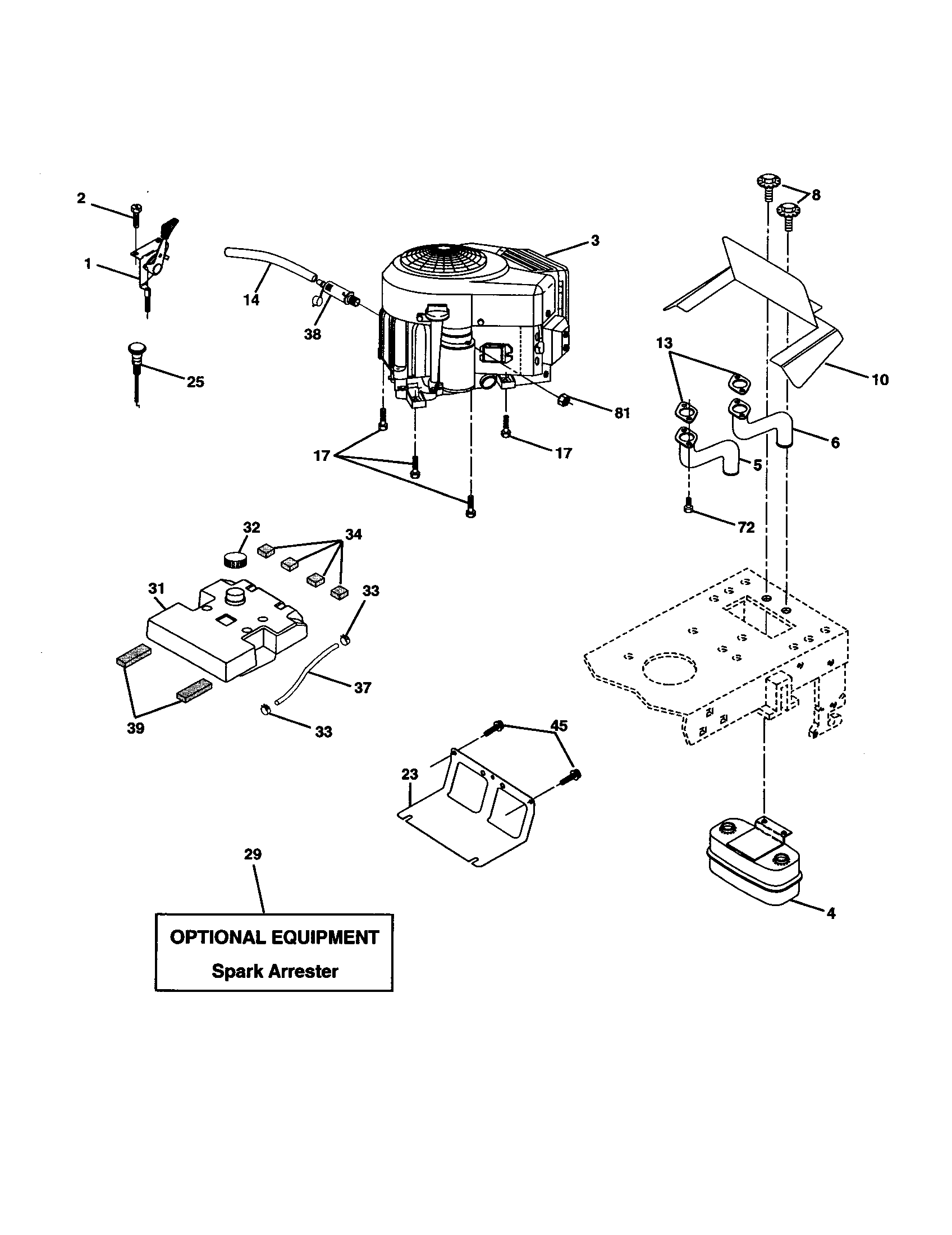 Craftsman 917277430 engine diagram