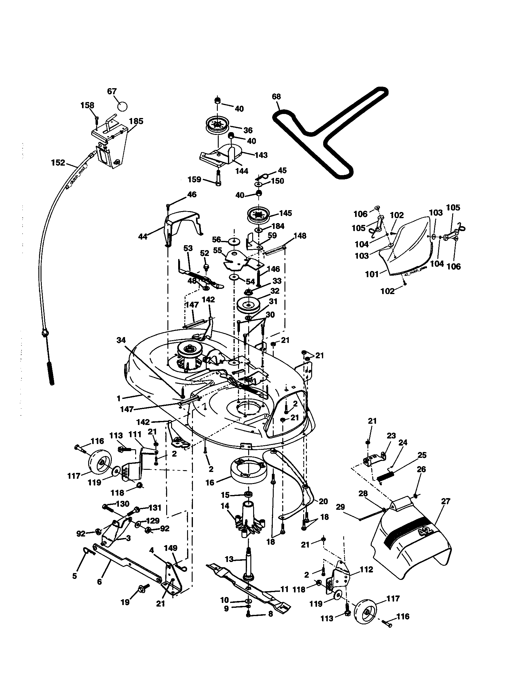 Craftsman 917277430 mower diagram