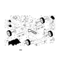 Craftsman 917377842 wheels/tires/drive cover/belt diagram