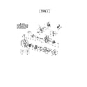 Weed Eater BV1800LE TYPE 1 cylinder/crankcase/crankshaft diagram