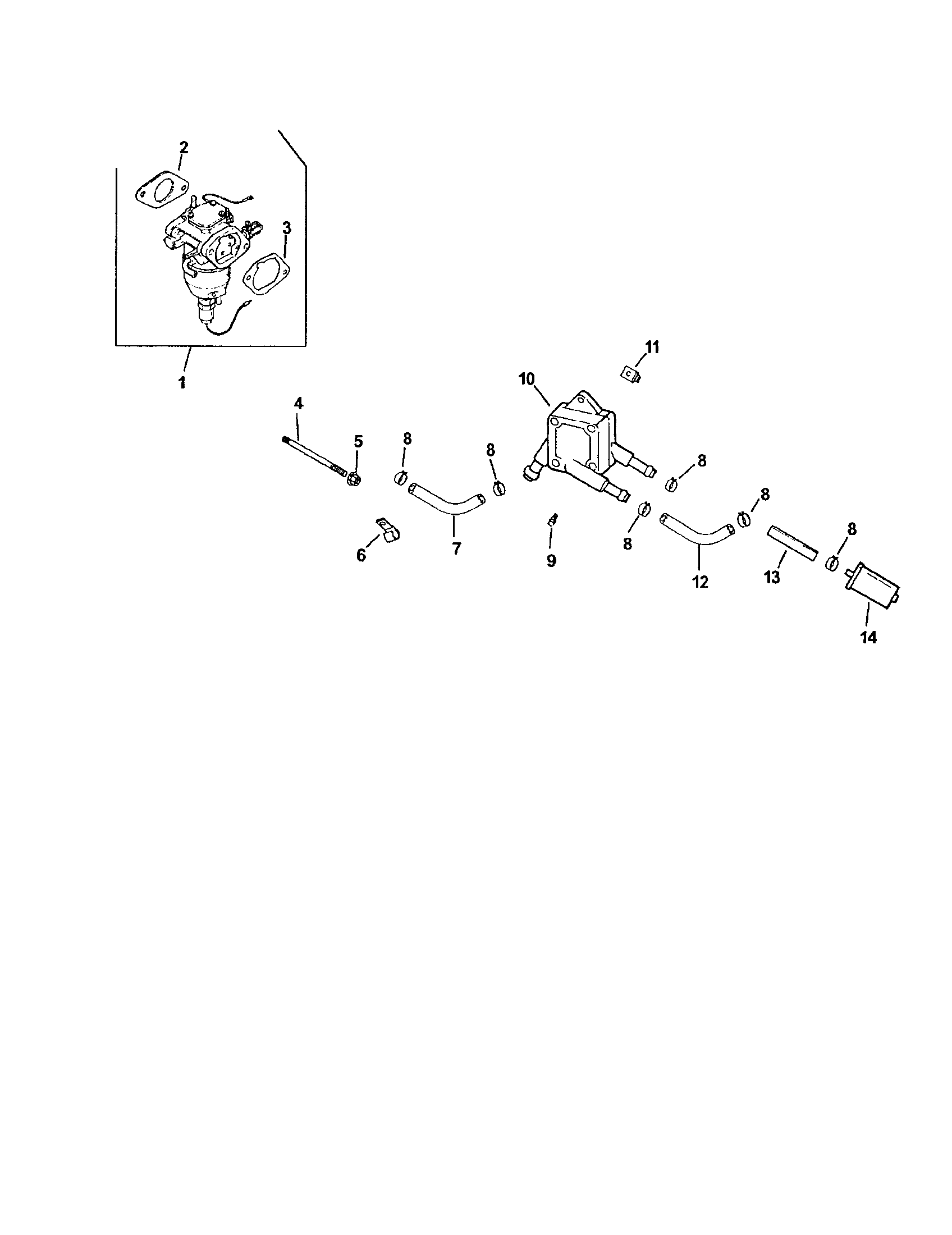 Craftsman 917273660 fuel system diagram
