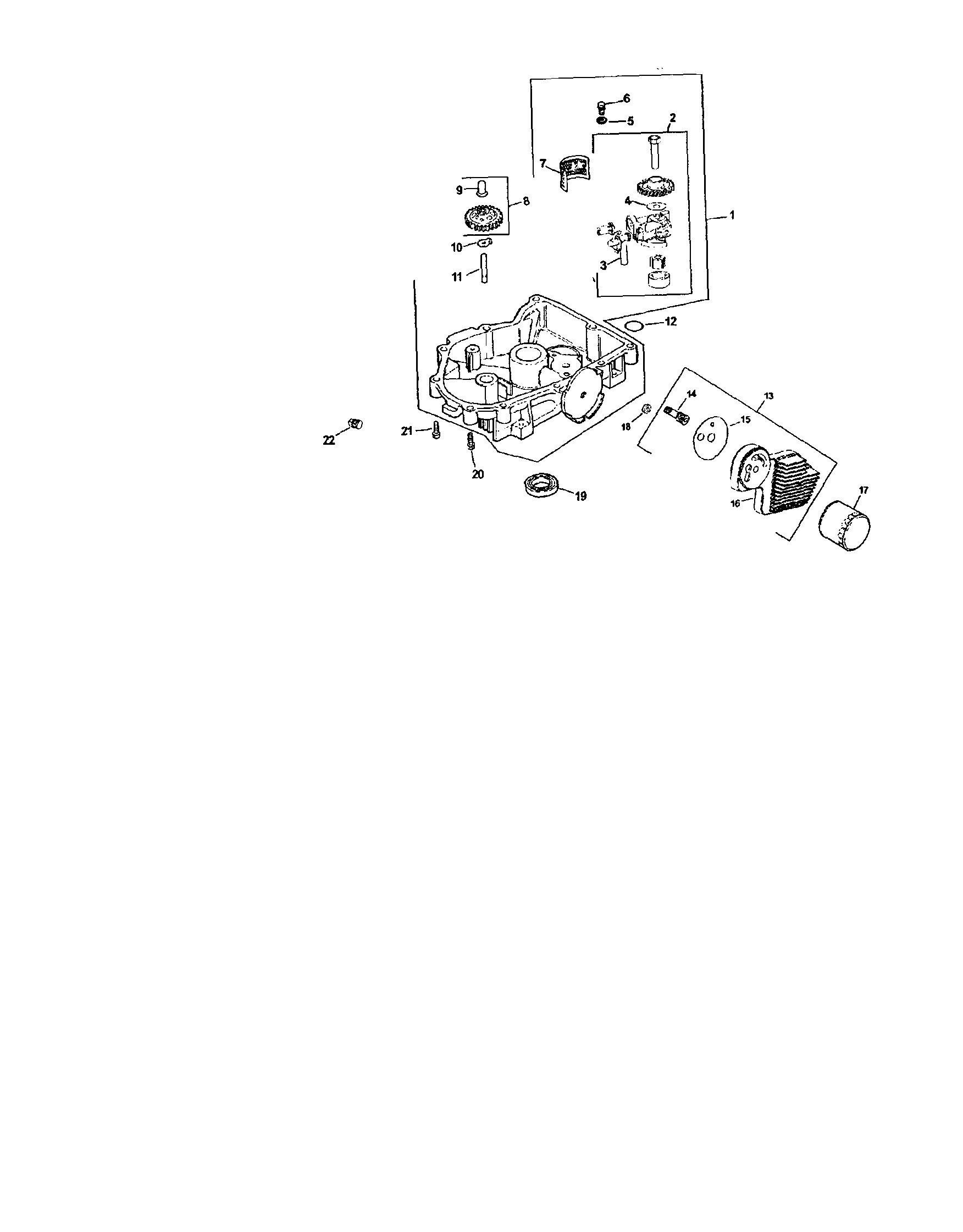 Craftsman 917273660 oil pan/lubrication diagram