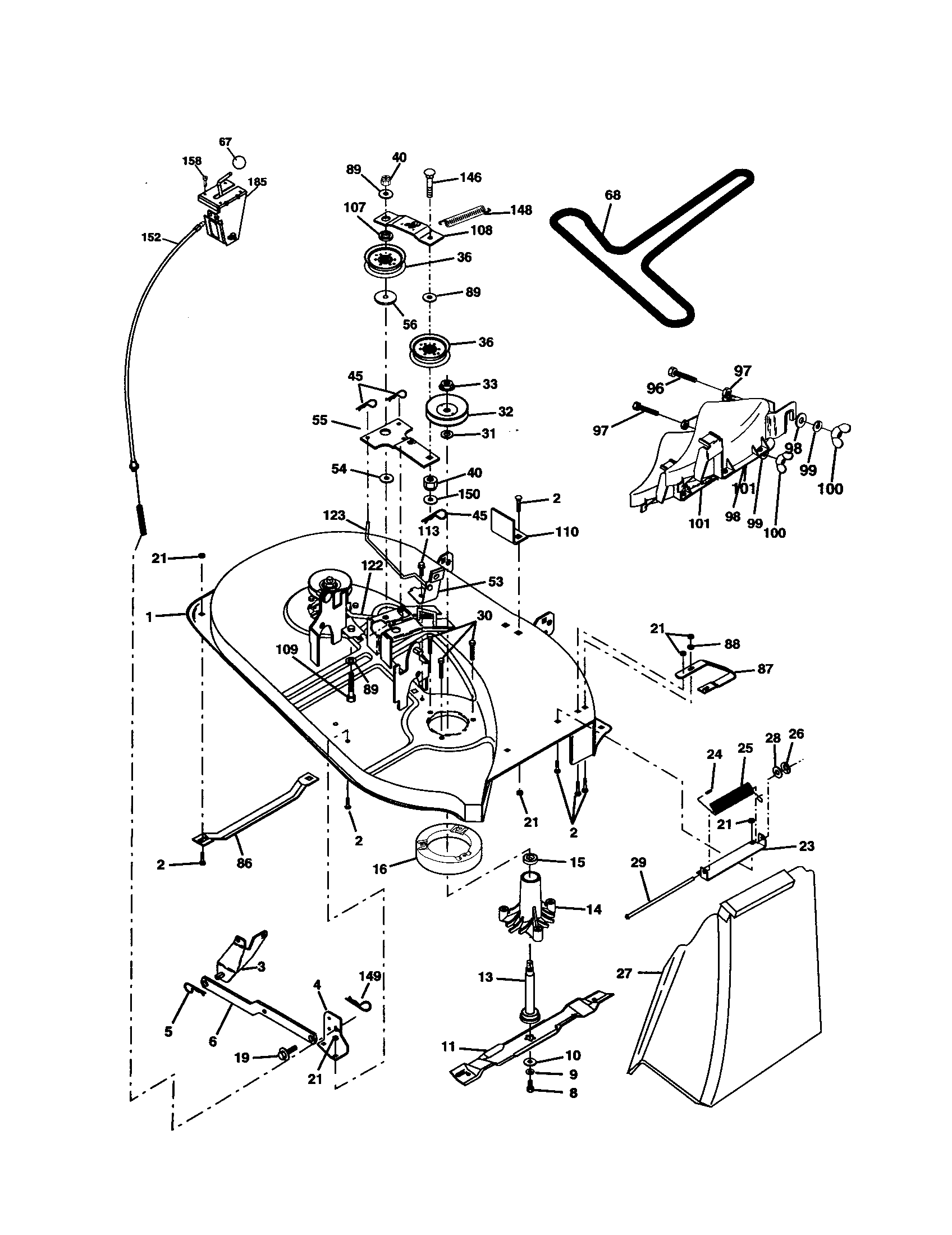 Craftsman 917277320 mower diagram