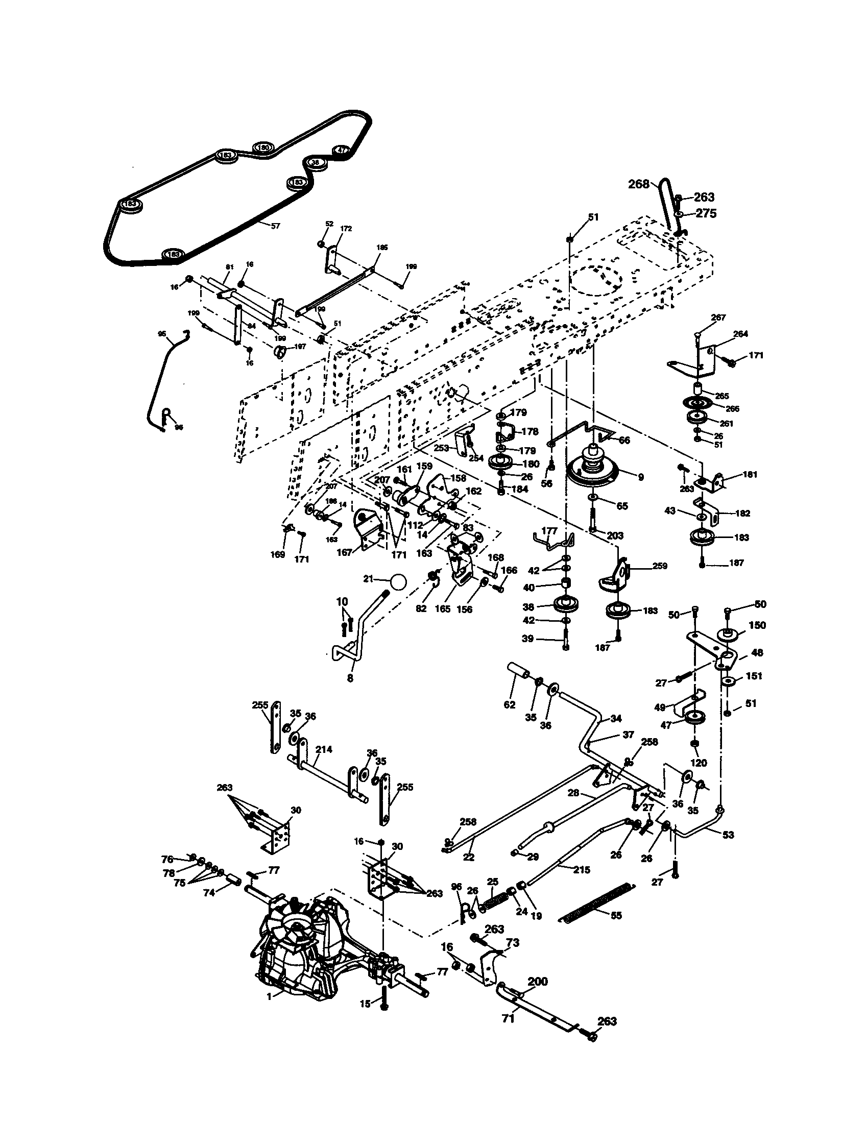 Craftsman 917277180 drive diagram