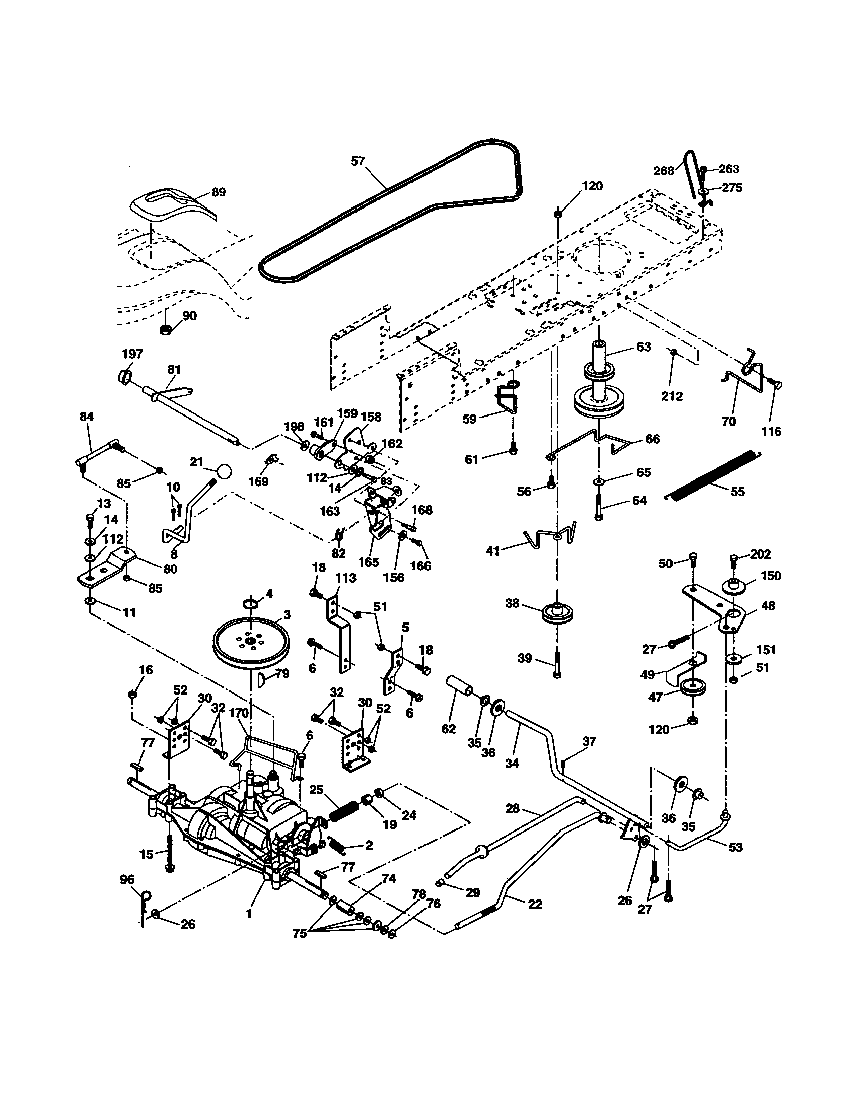 Craftsman 917277410 drive diagram