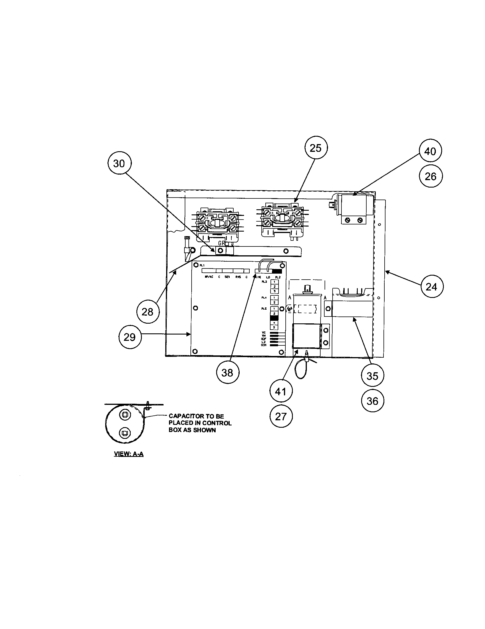 Carrier 38TDB037300 control box diagram