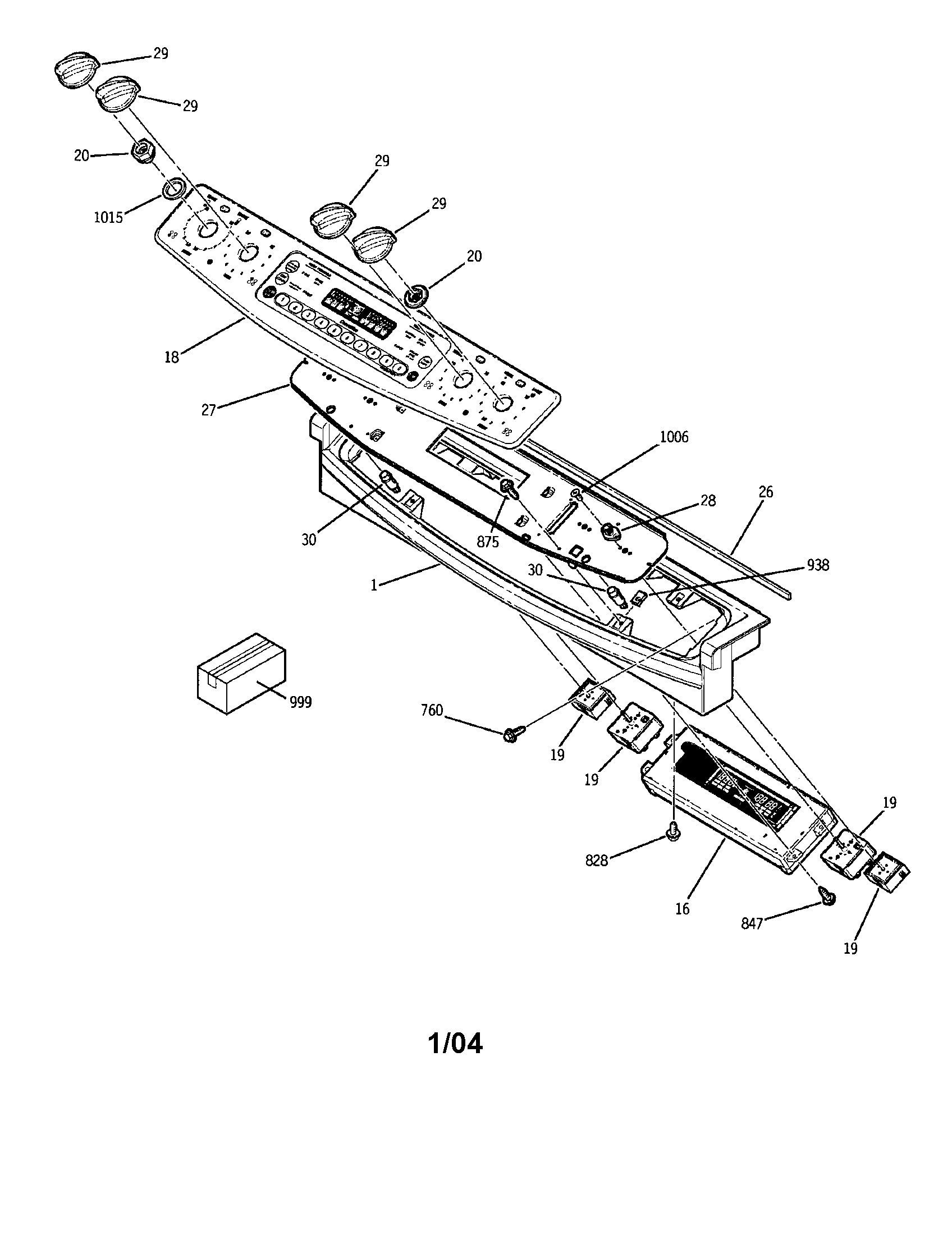 GE JS966SD1SS control panel/oven control diagram
