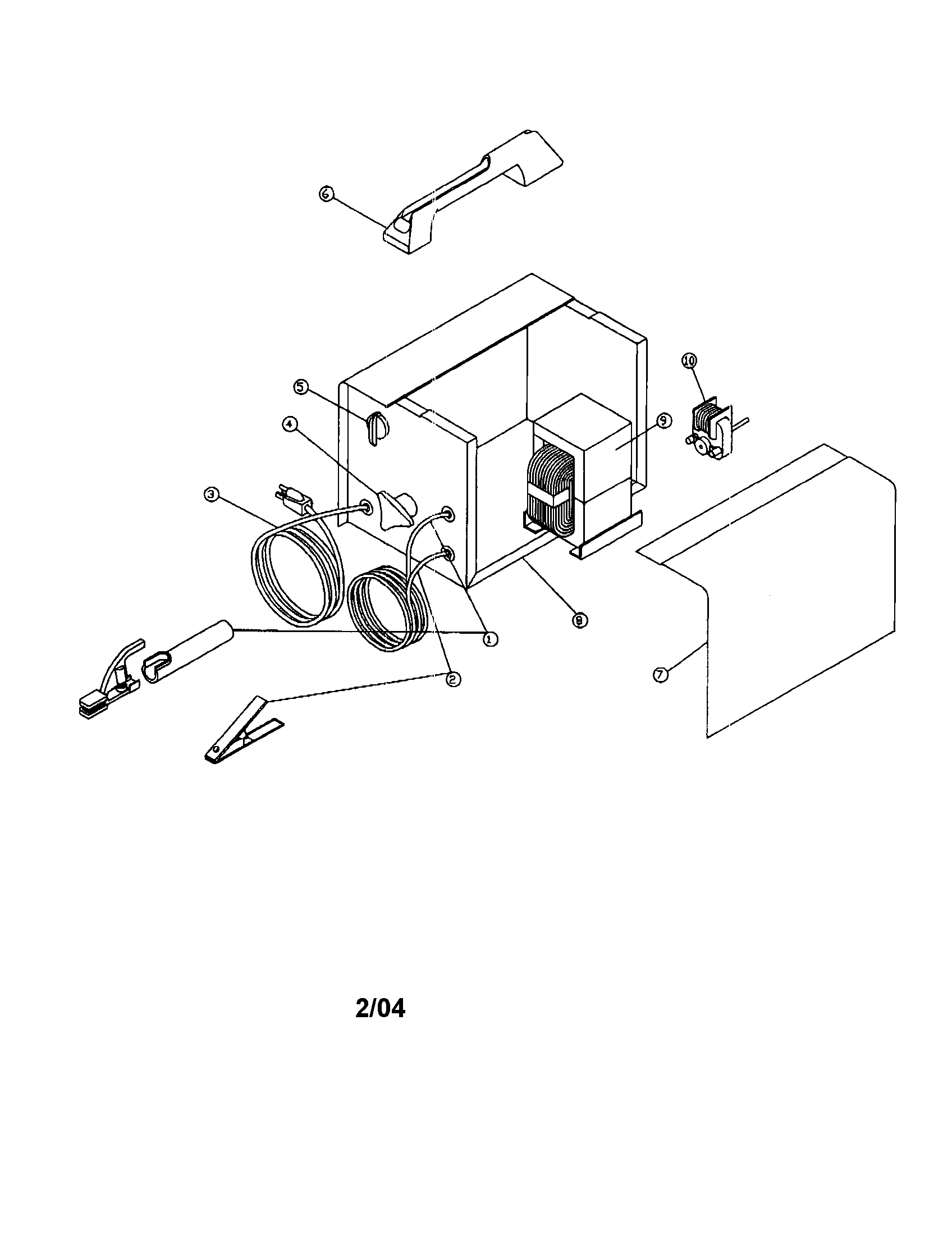 Century P4110 100 amp welder diagram