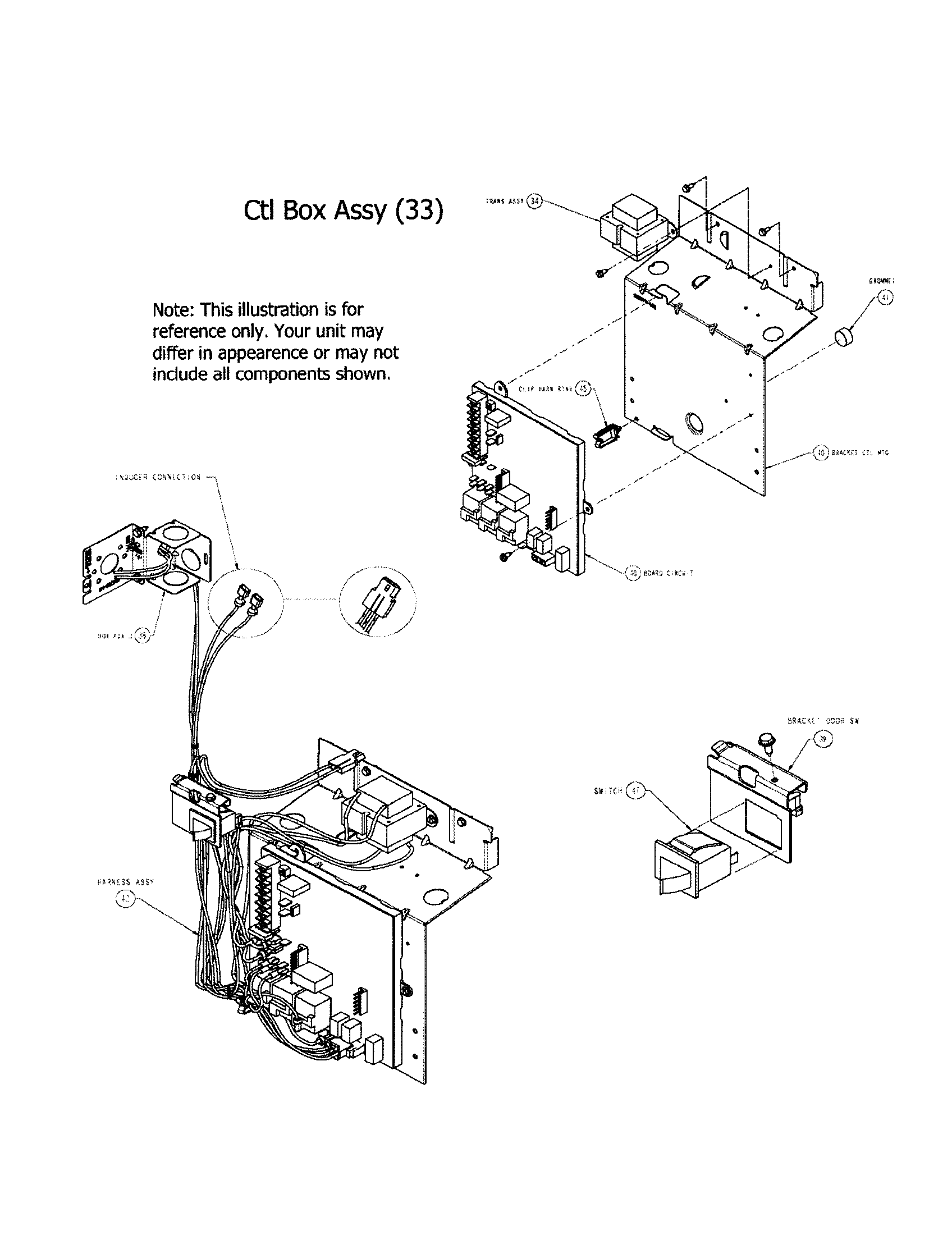 Carrier 58CTA07010008 control box assembly diagram