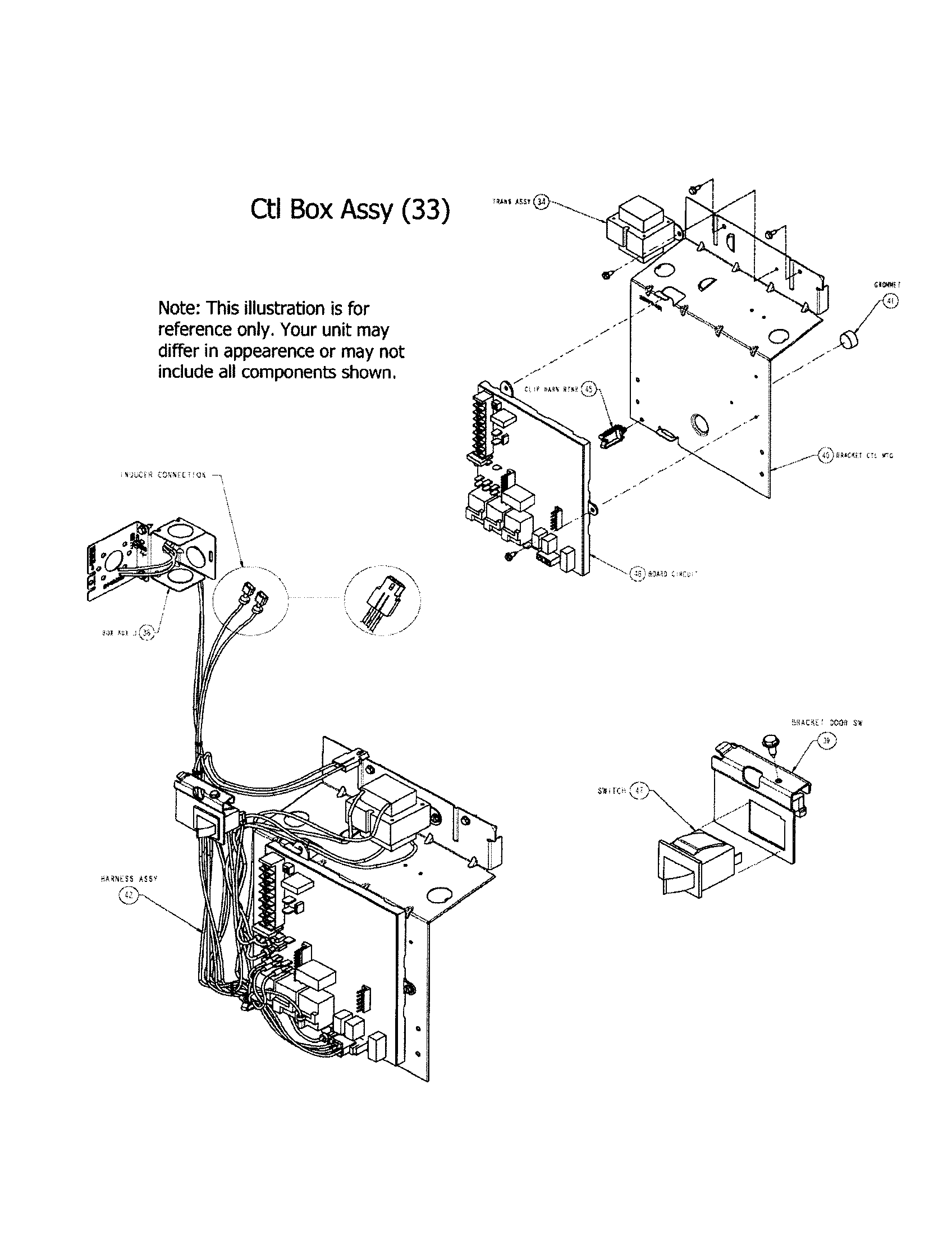 Carrier 58CTX11010012 control box assembly diagram