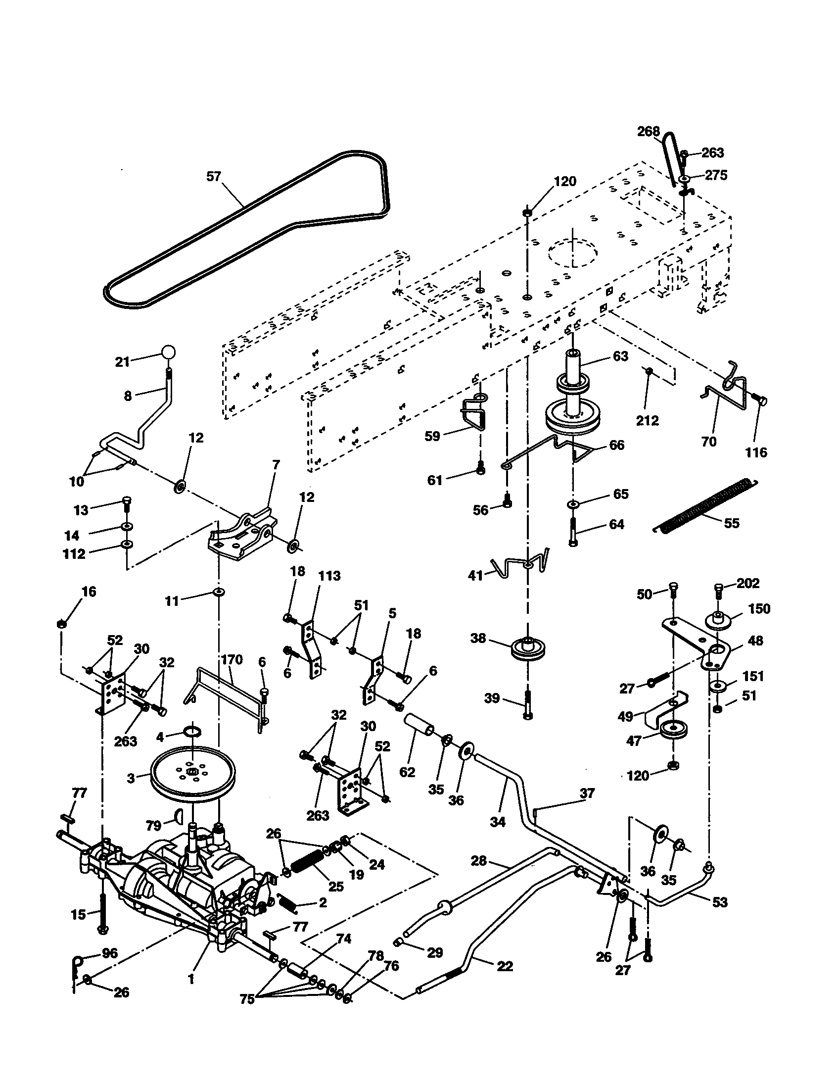 Craftsman 917277152 drive diagram