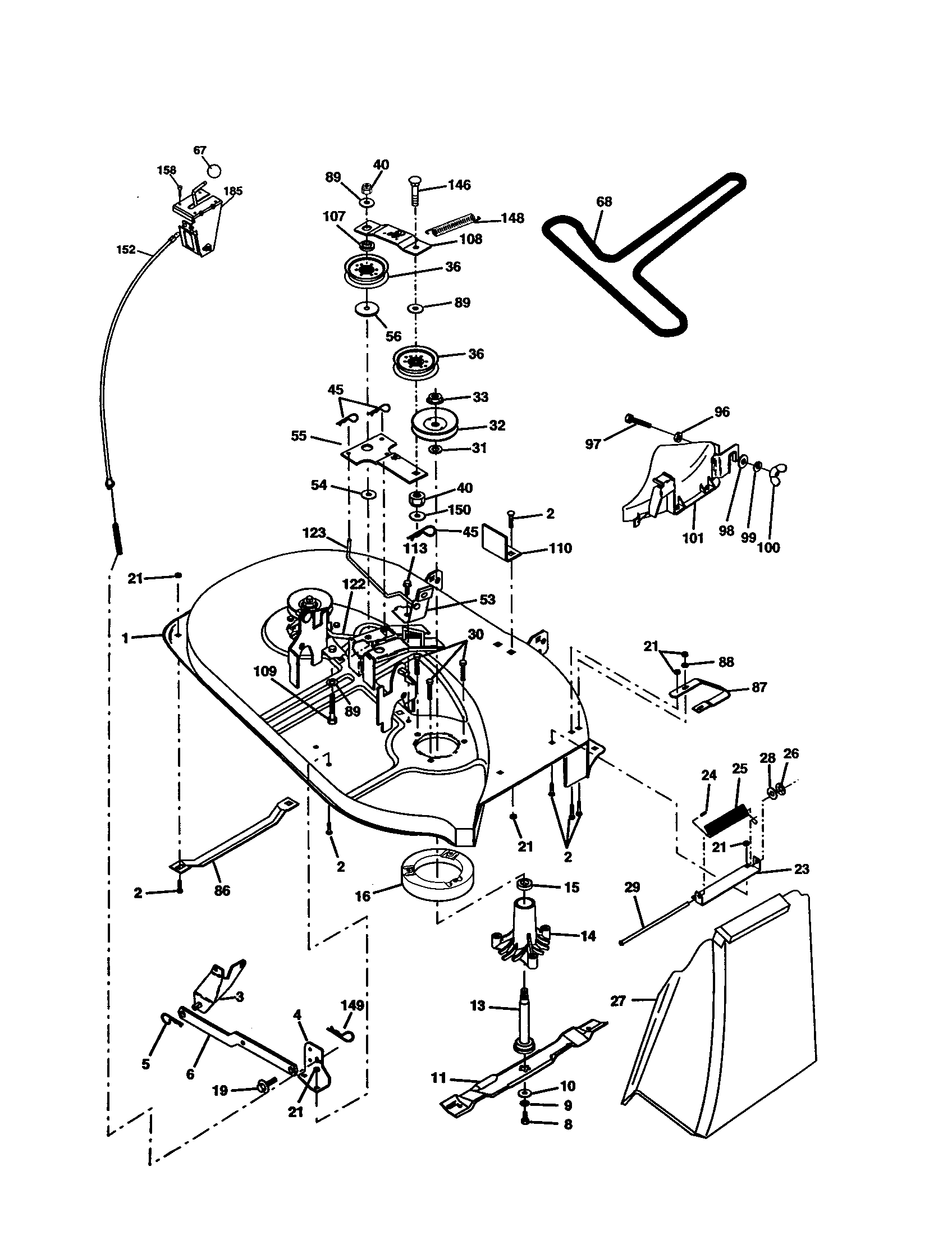 Craftsman 917277152 mower diagram