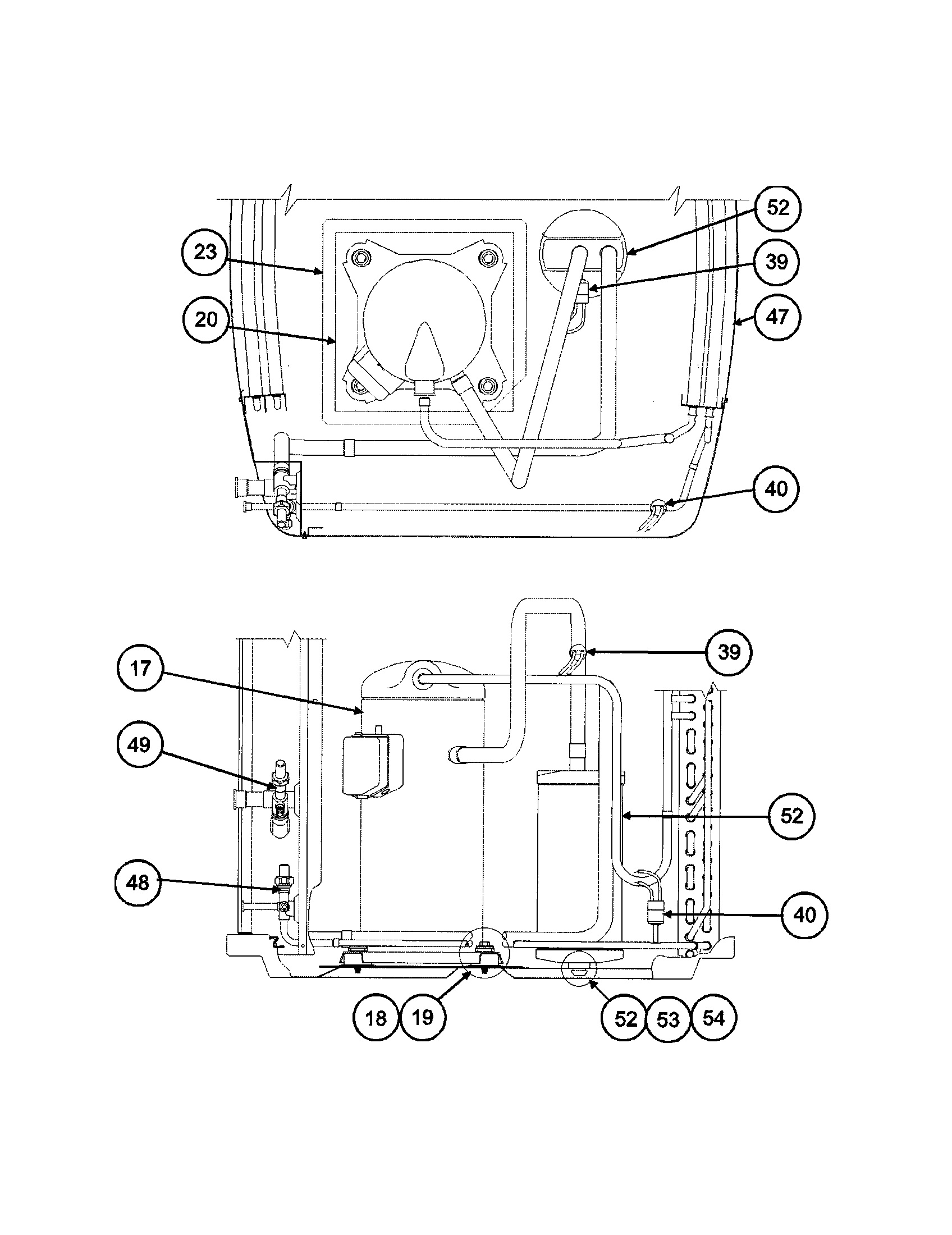 Carrier 38TXA060 SERIES340 compressor / condenser diagram