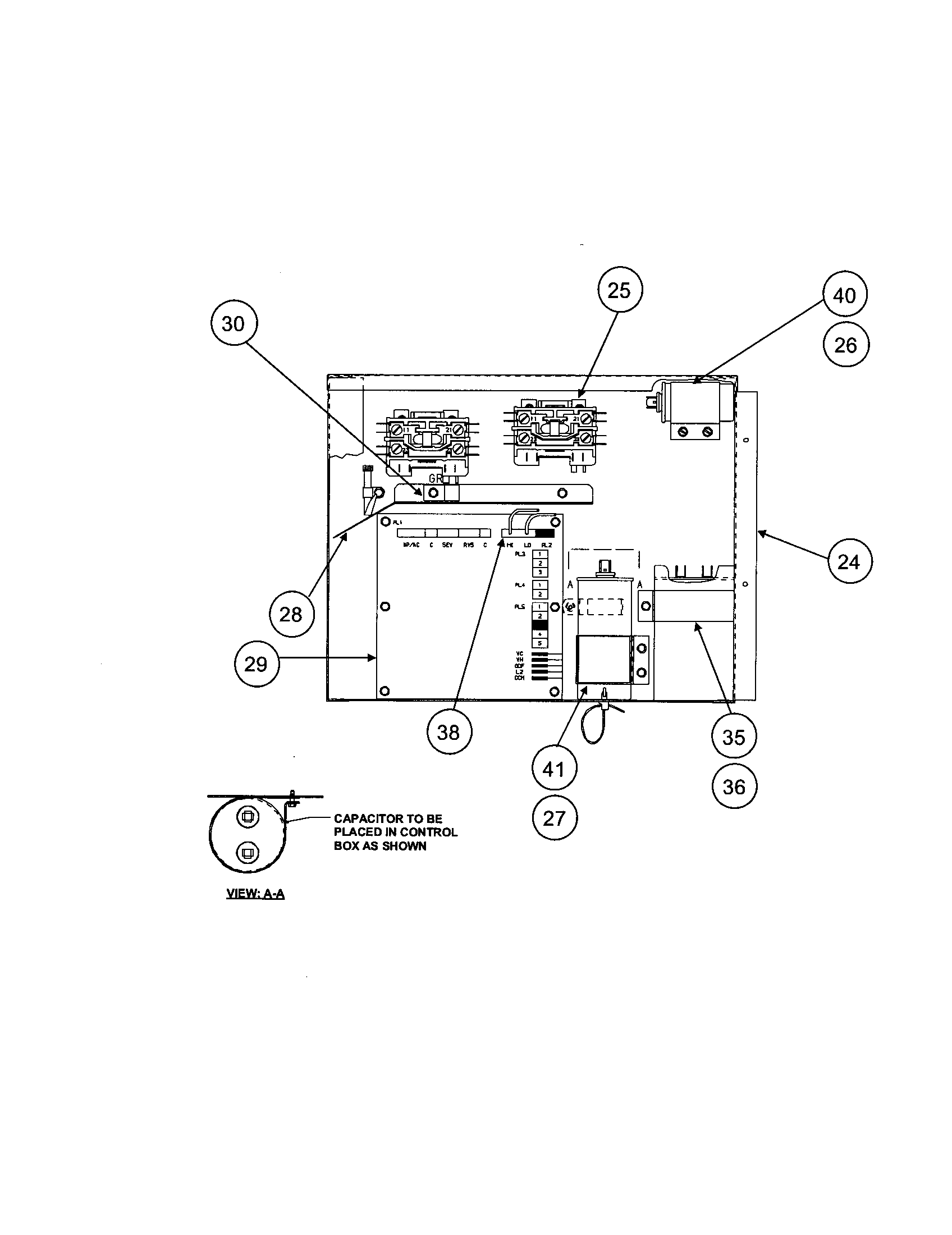 Carrier 38YDB037 SERIES310 control box diagram