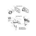 Carrier 58CTA13510022 inducer/gas control assembly diagram