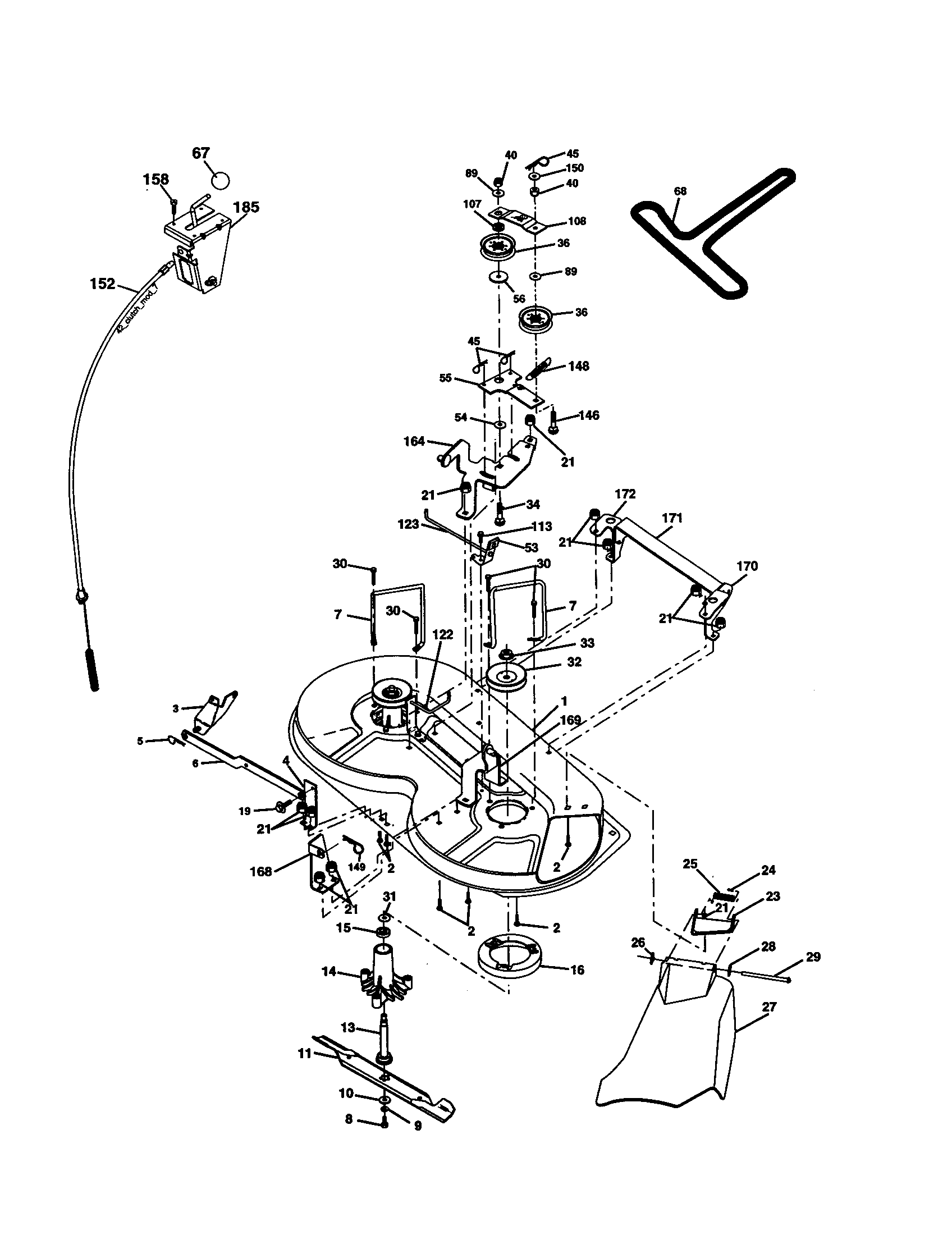 Companion 917278010 mower diagram