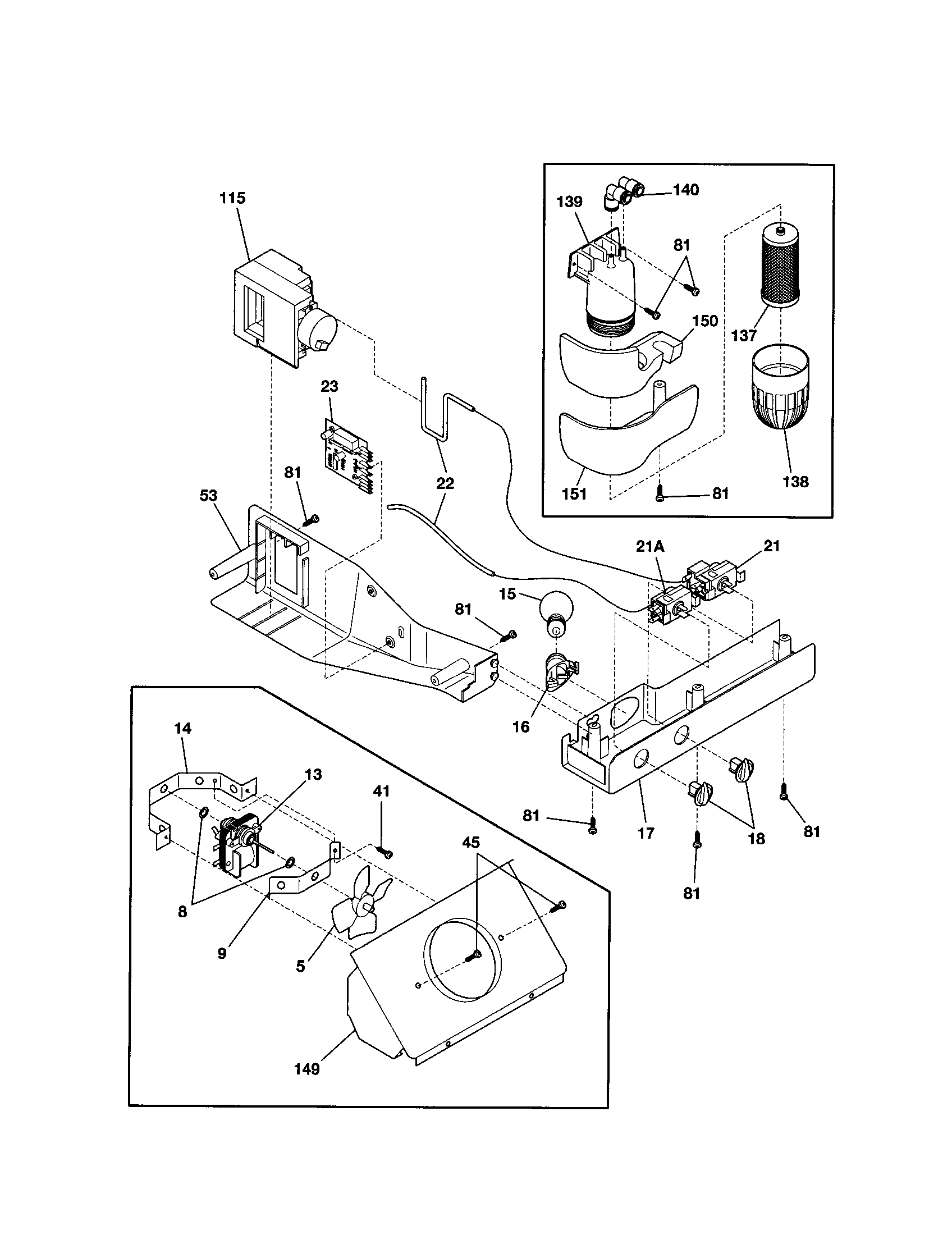 Frigidaire FRS26KR4AQ1 controls diagram