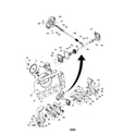 Husqvarna HL1027STEA auger housing/impeller diagram