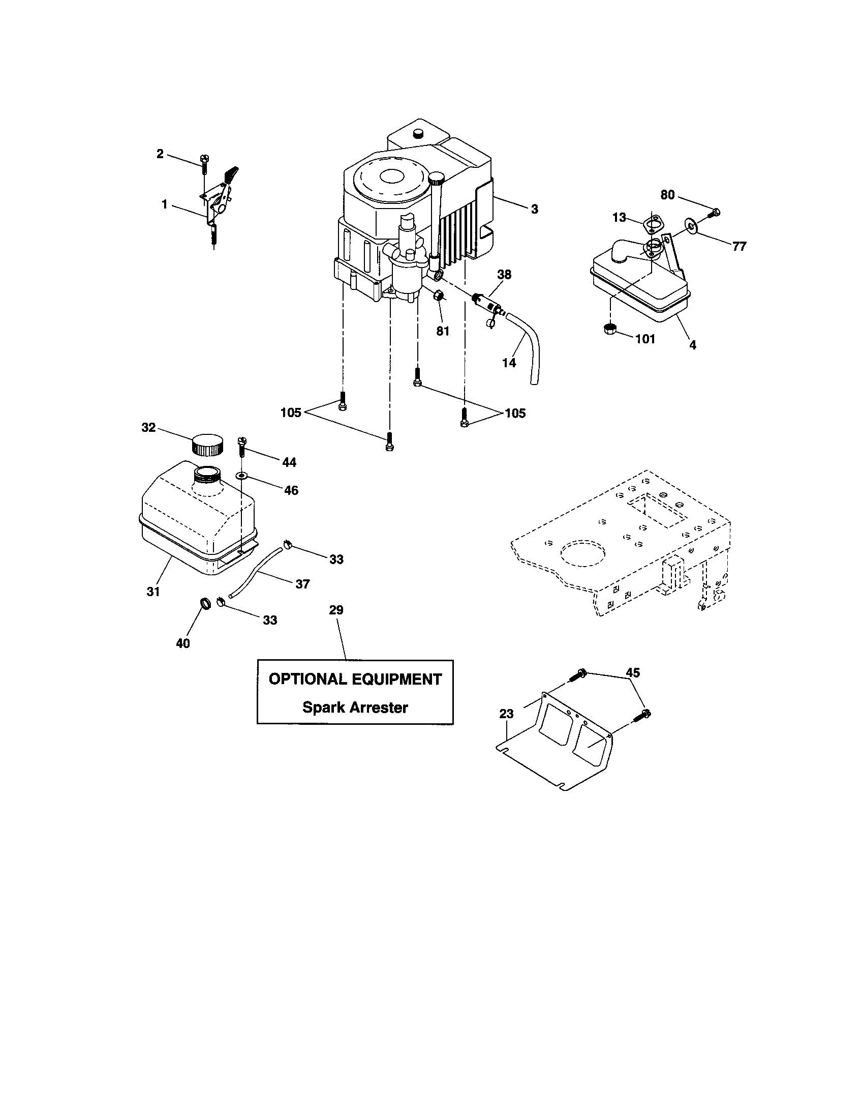Craftsman 917273180 engine diagram