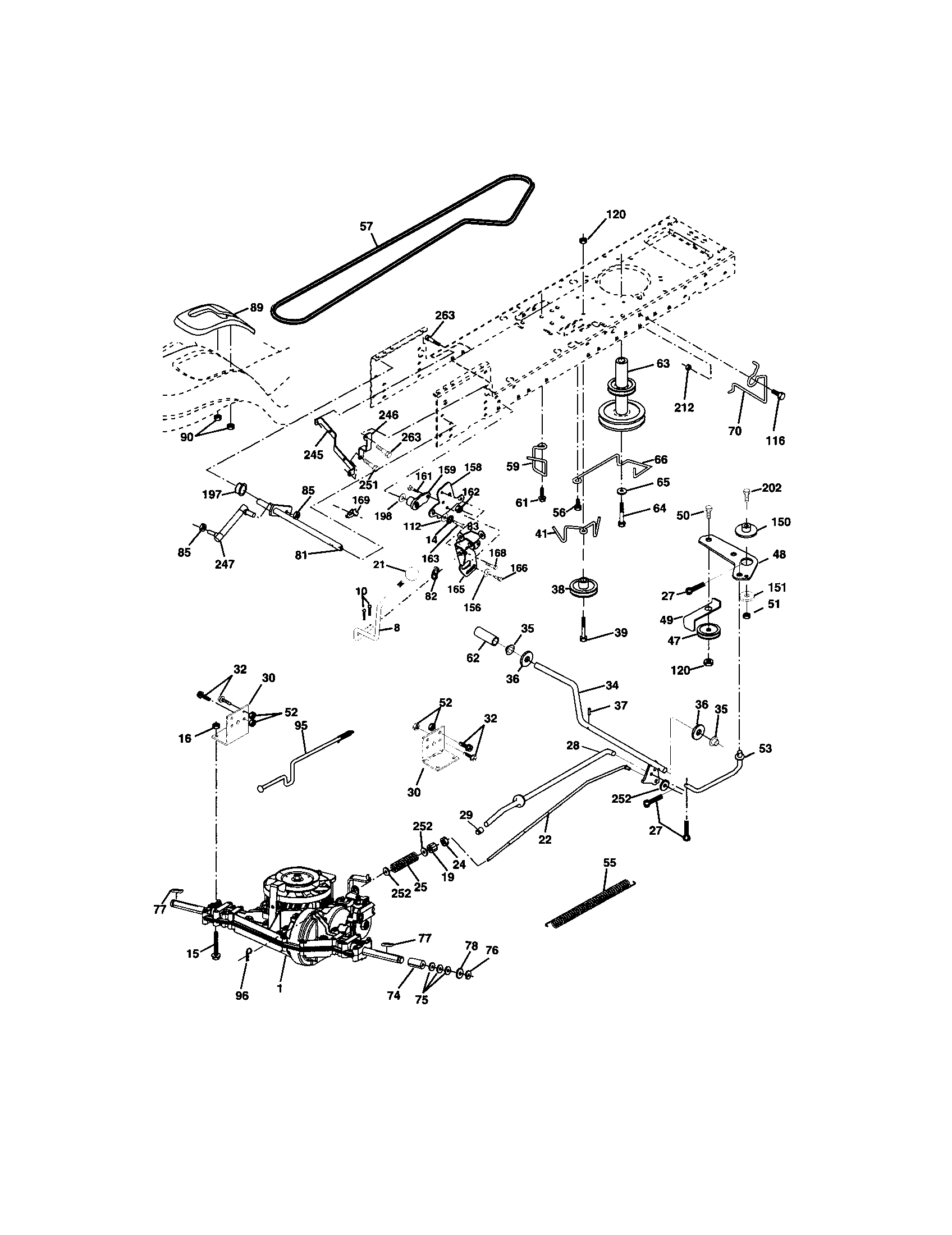 Craftsman 917273521 ground drive diagram