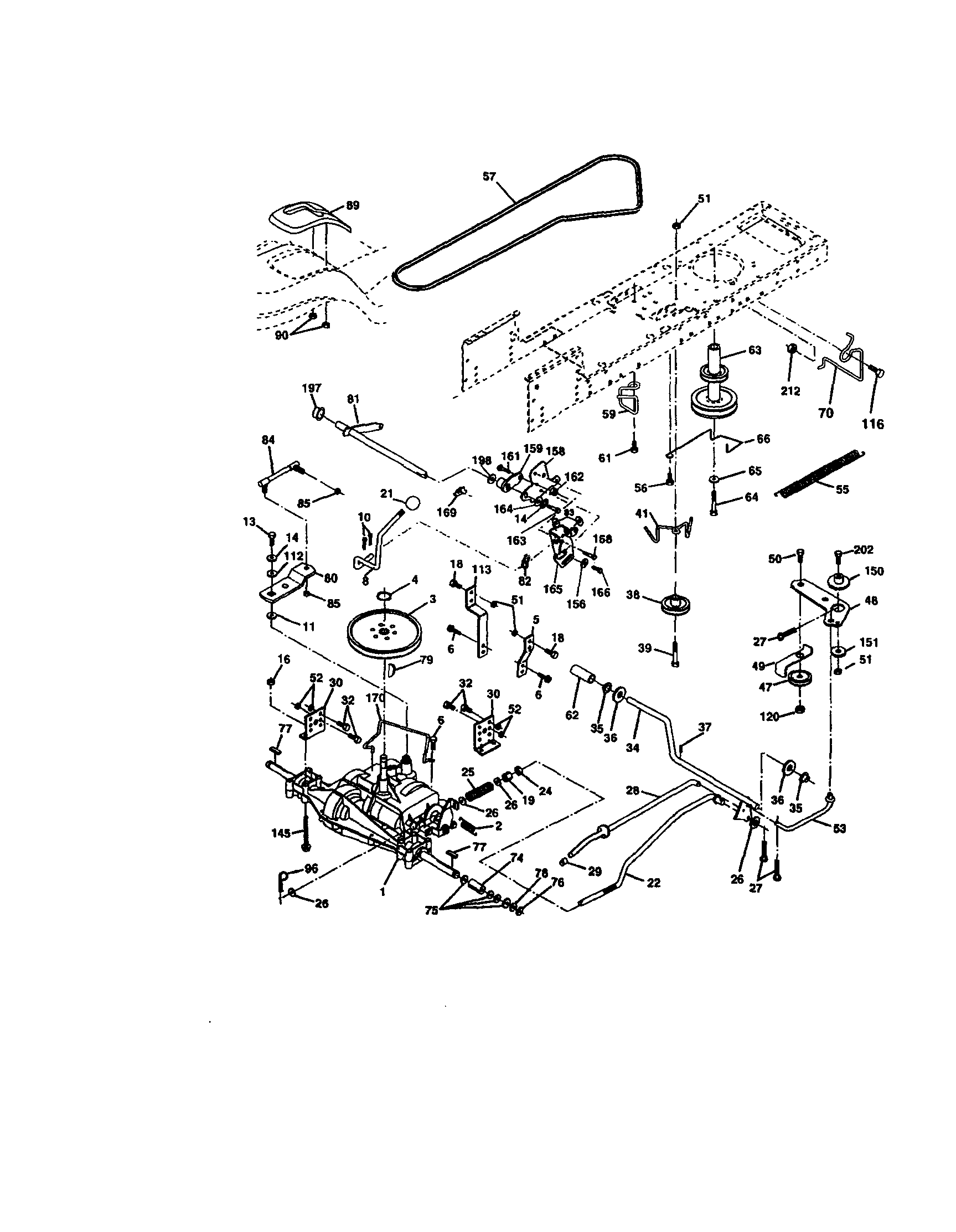Craftsman 917272672 ground drive diagram