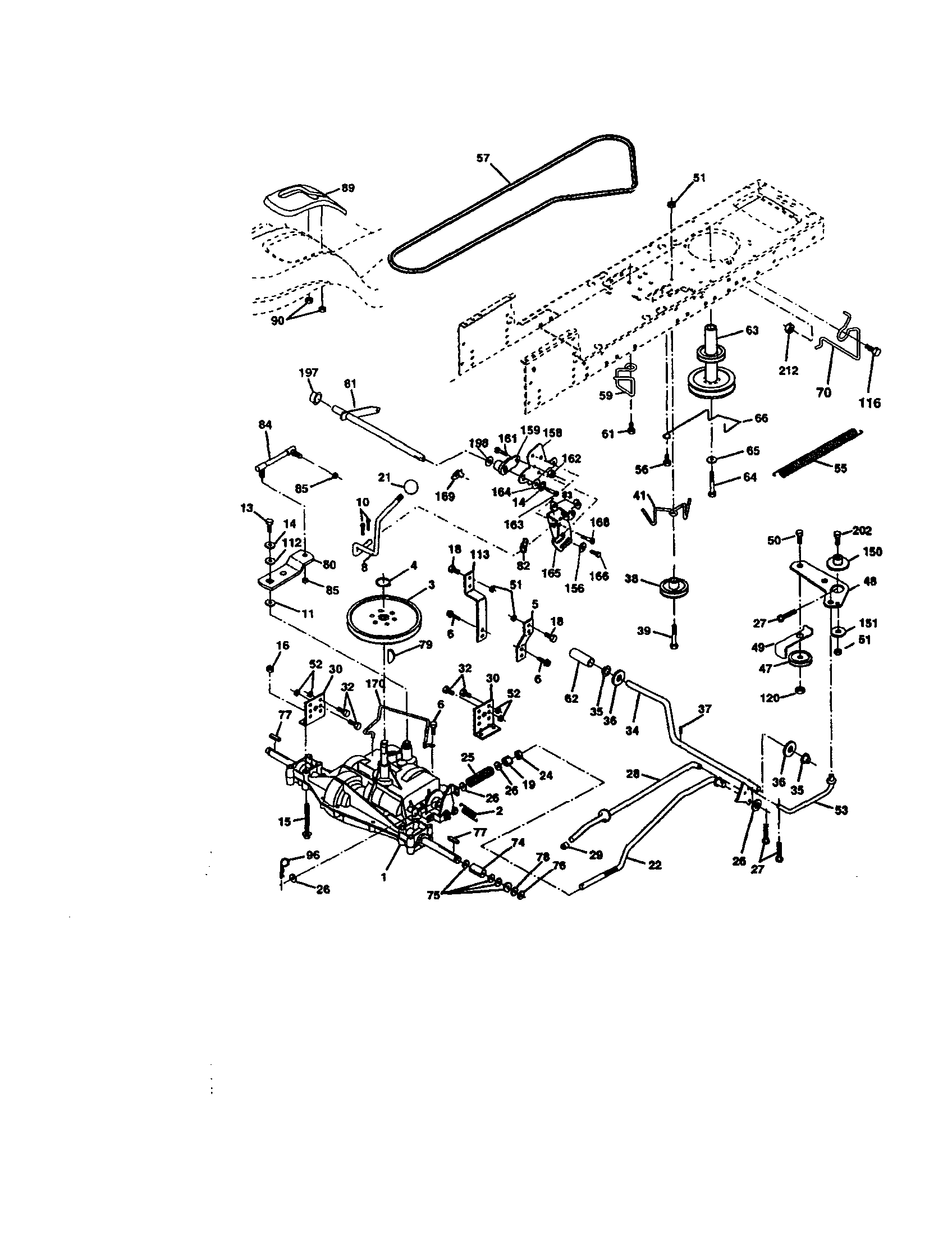 Craftsman 917272671 ground drive diagram