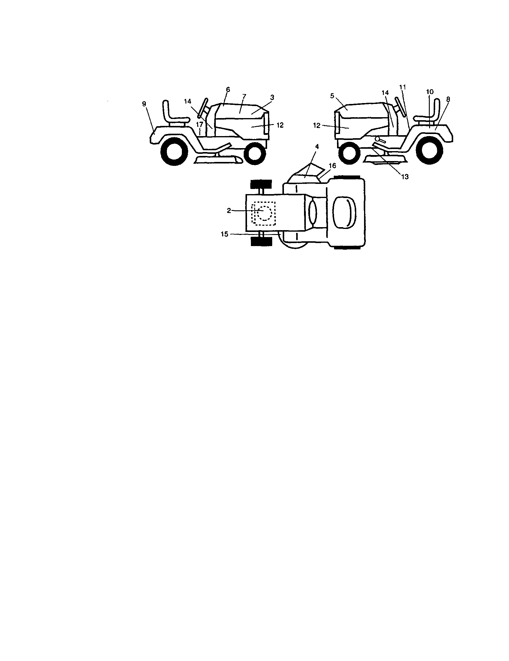 Craftsman 917272671 decals diagram