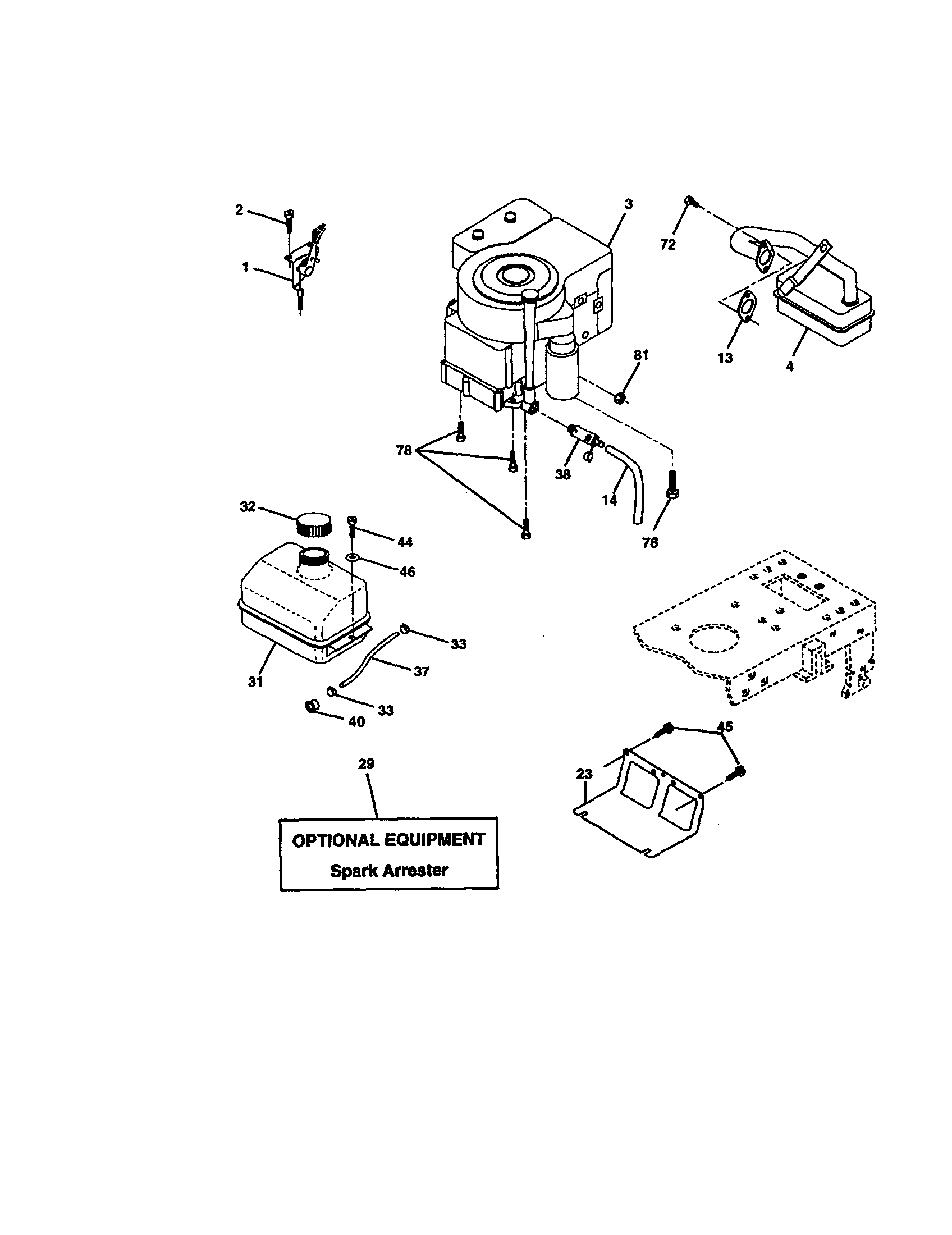 Craftsman 917271190 engine diagram
