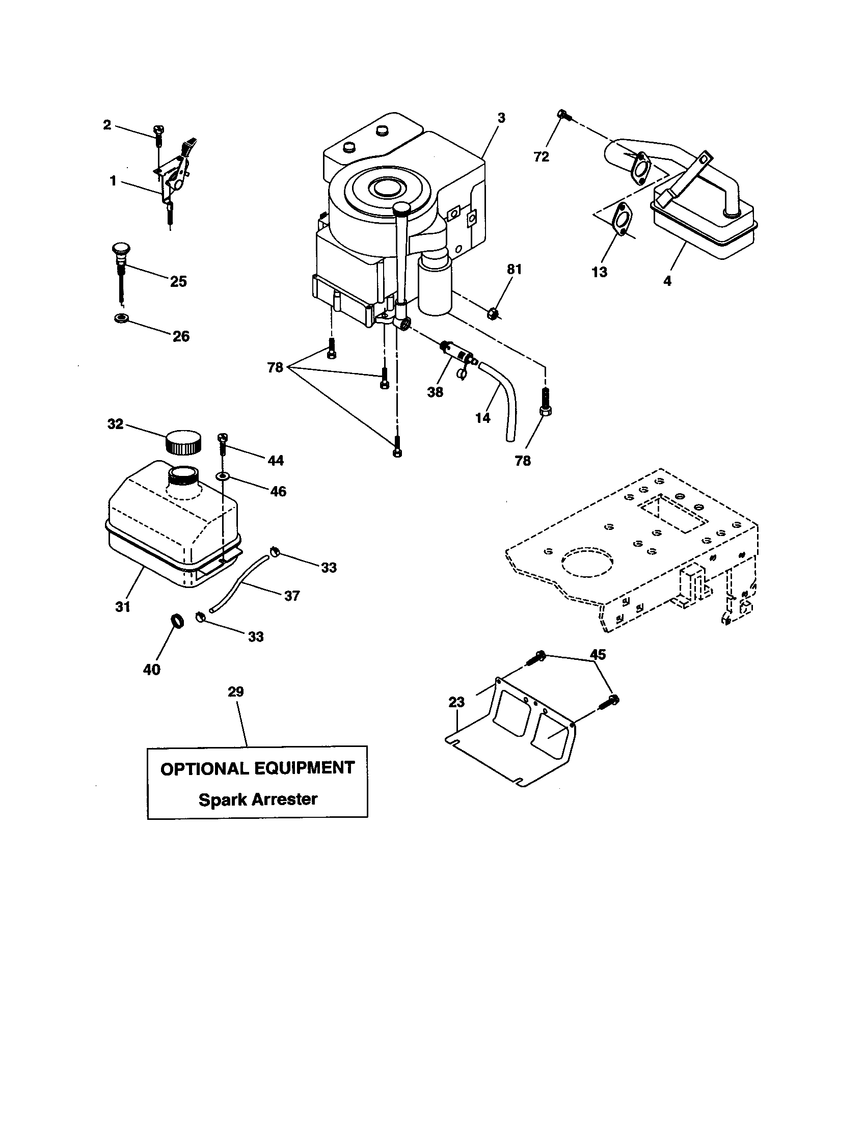 Craftsman 917277103 engine diagram