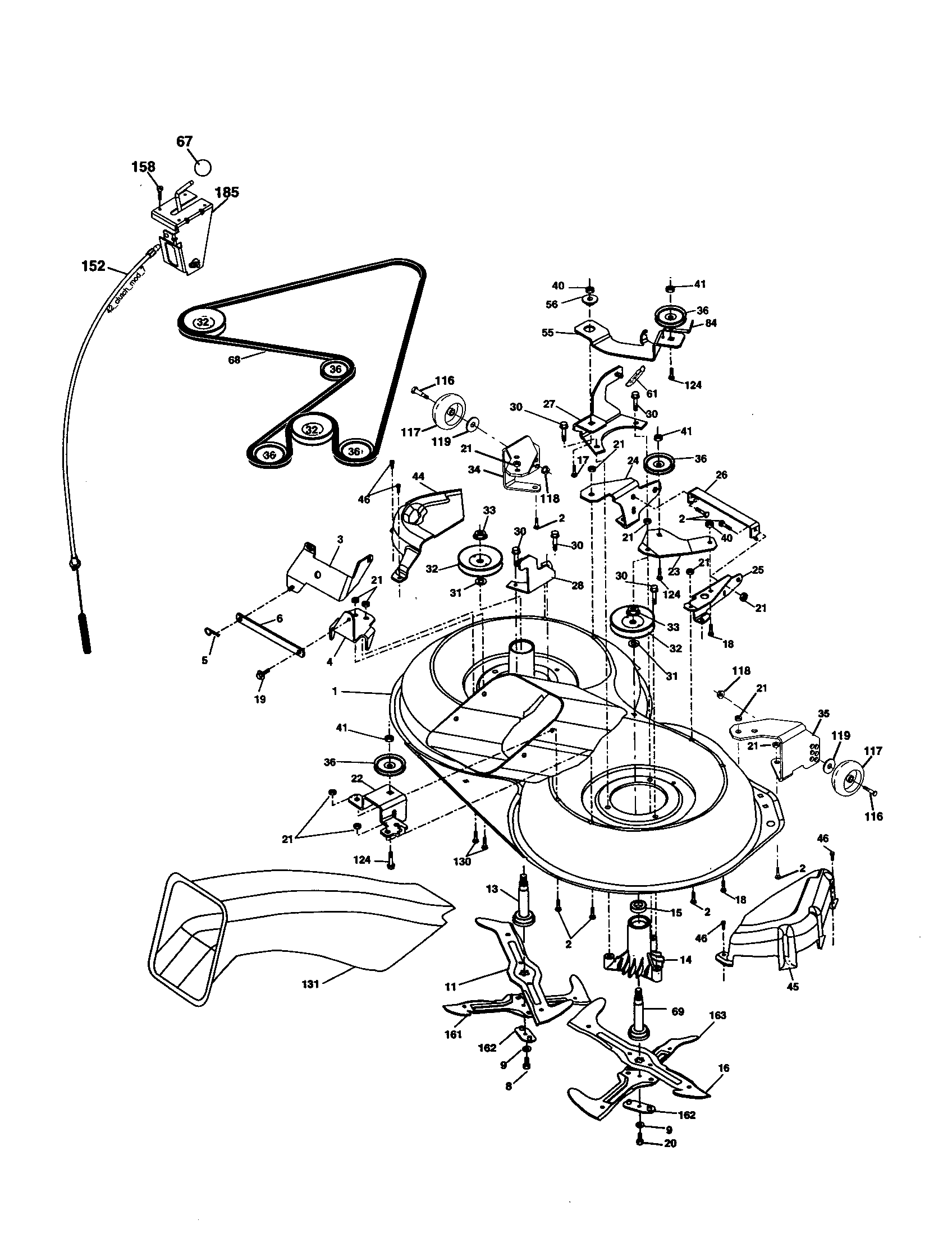 Craftsman 917277103 mower diagram