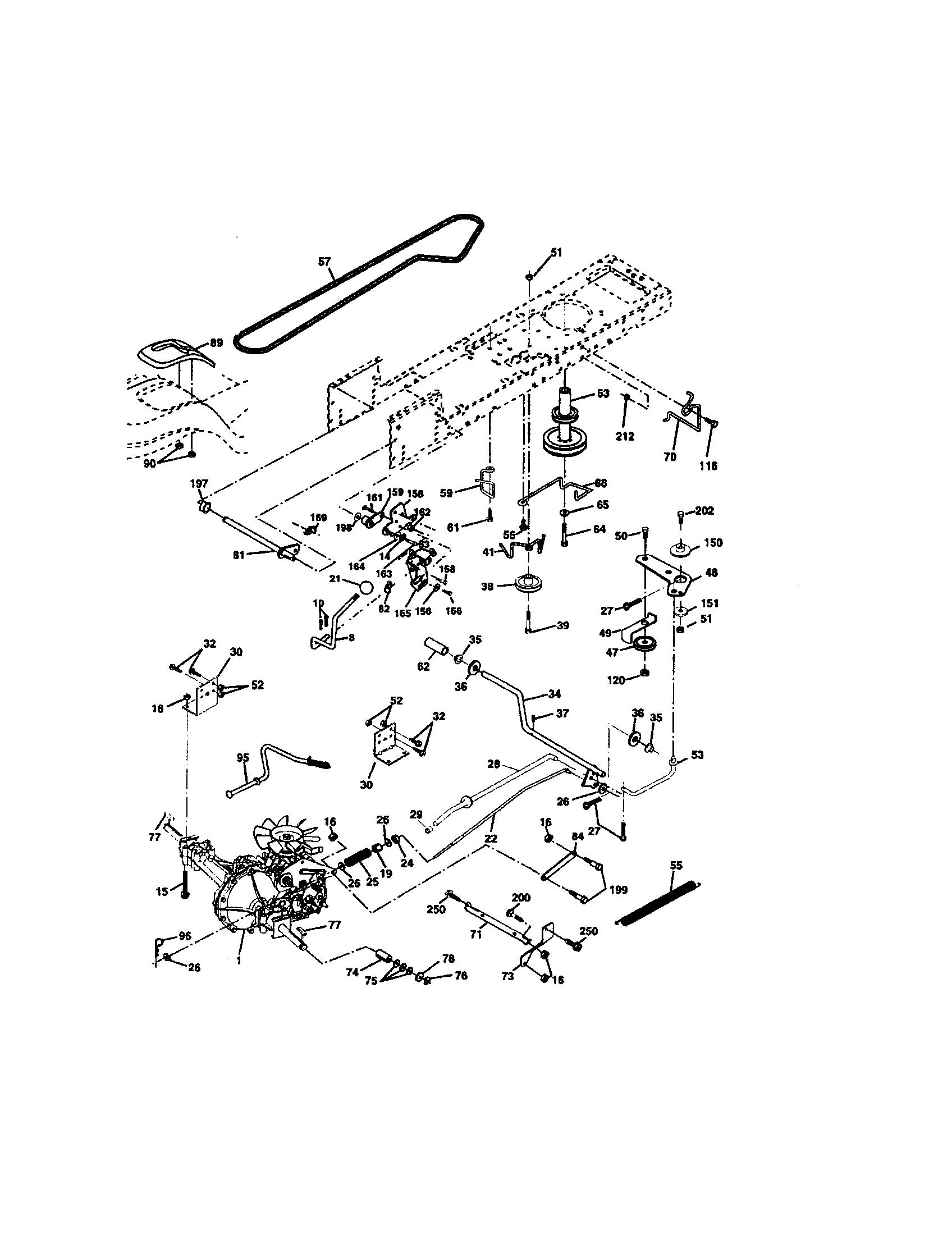 Craftsman 917271860 ground drive diagram