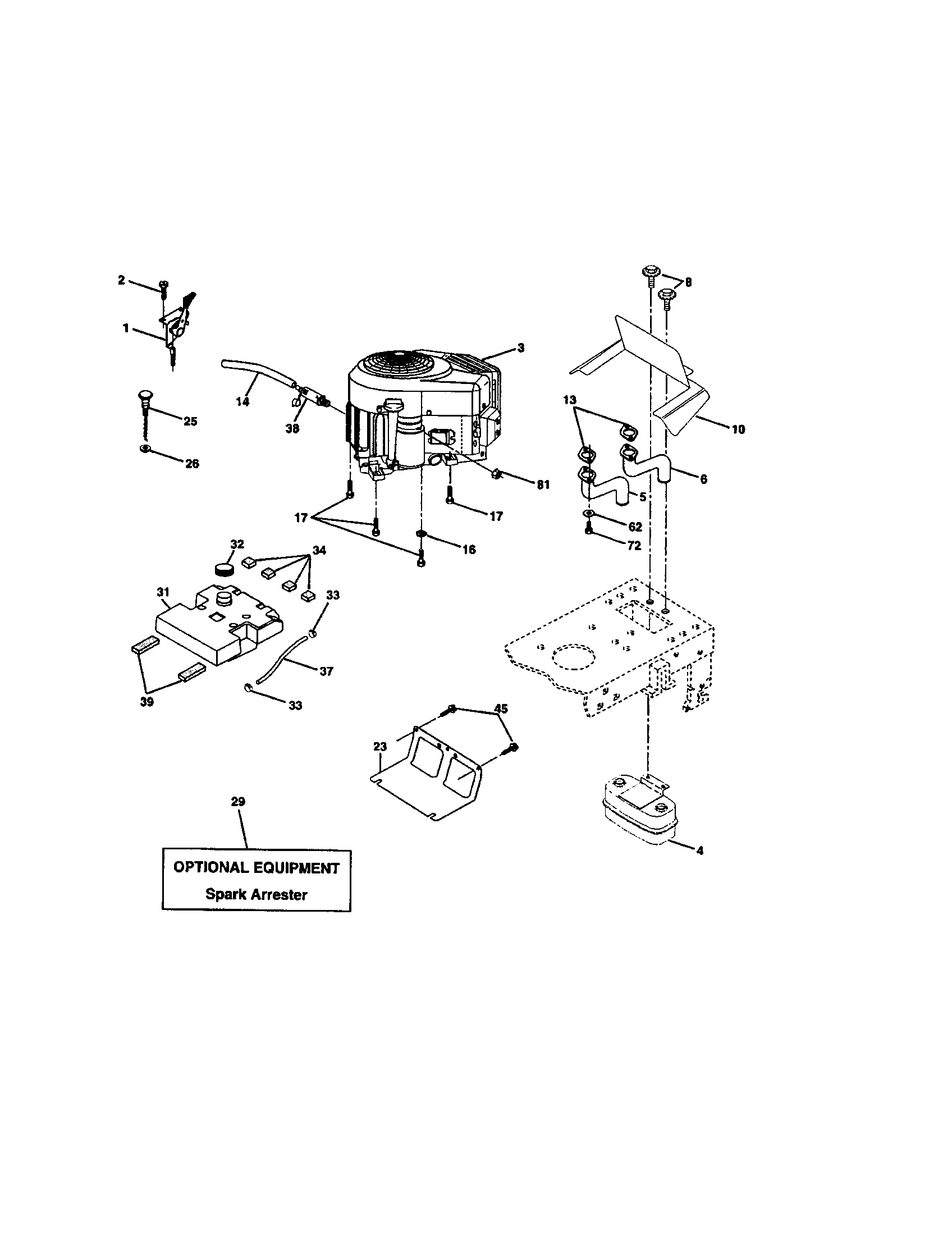 Craftsman 917271860 engine diagram