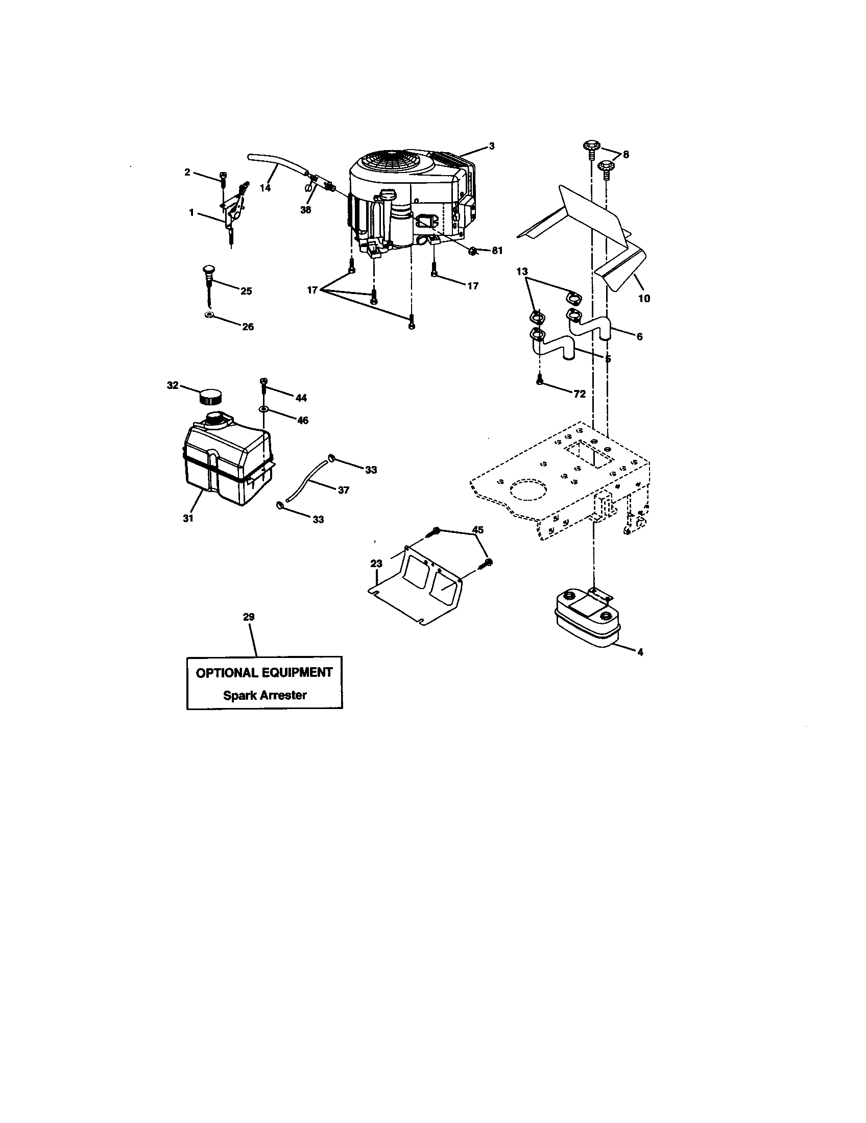 Craftsman 917277122 engine diagram