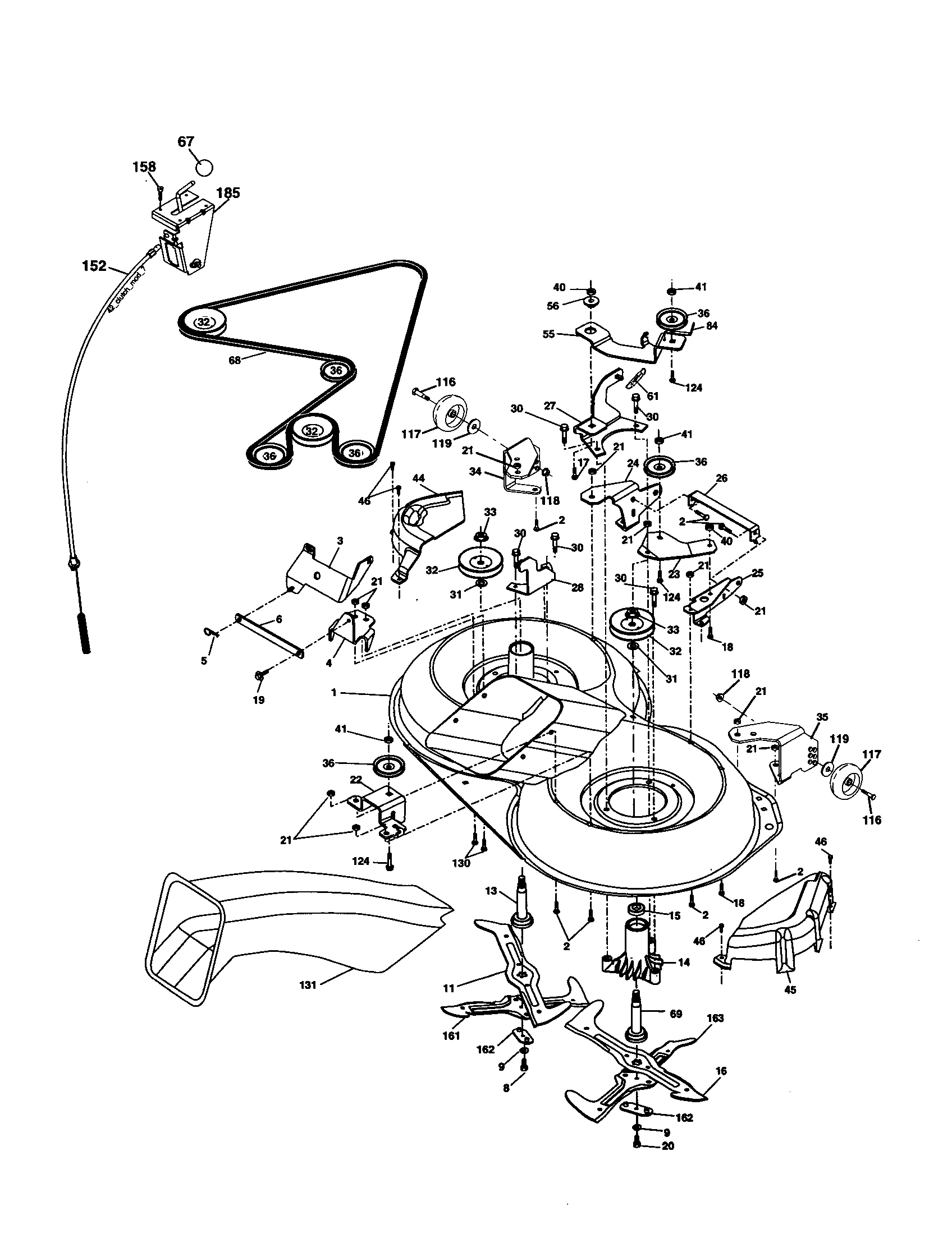 Companion 917278120 mower diagram