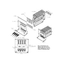 Carrier 58CVA070---10012 hx and panel assembly diagram