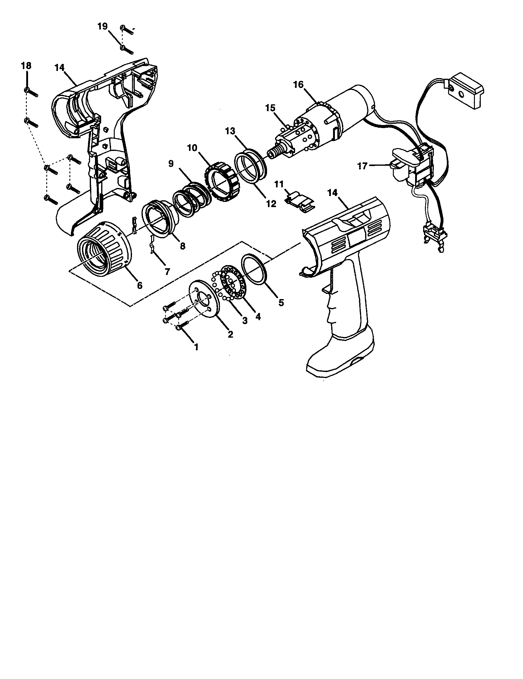 Companion 315101860 housing/motor diagram