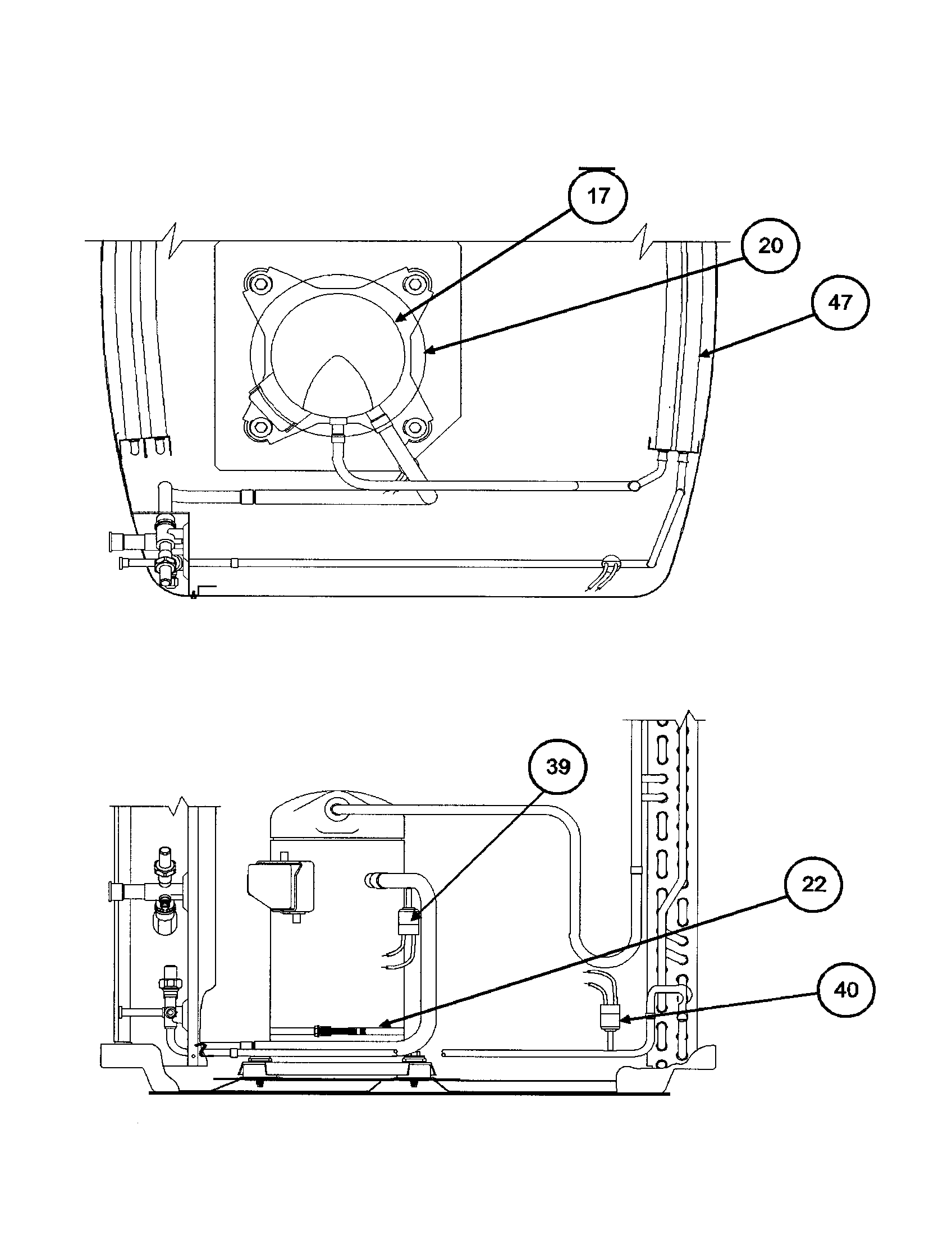 Carrier 38TZA030 SERIES330 compressor / condenser diagram