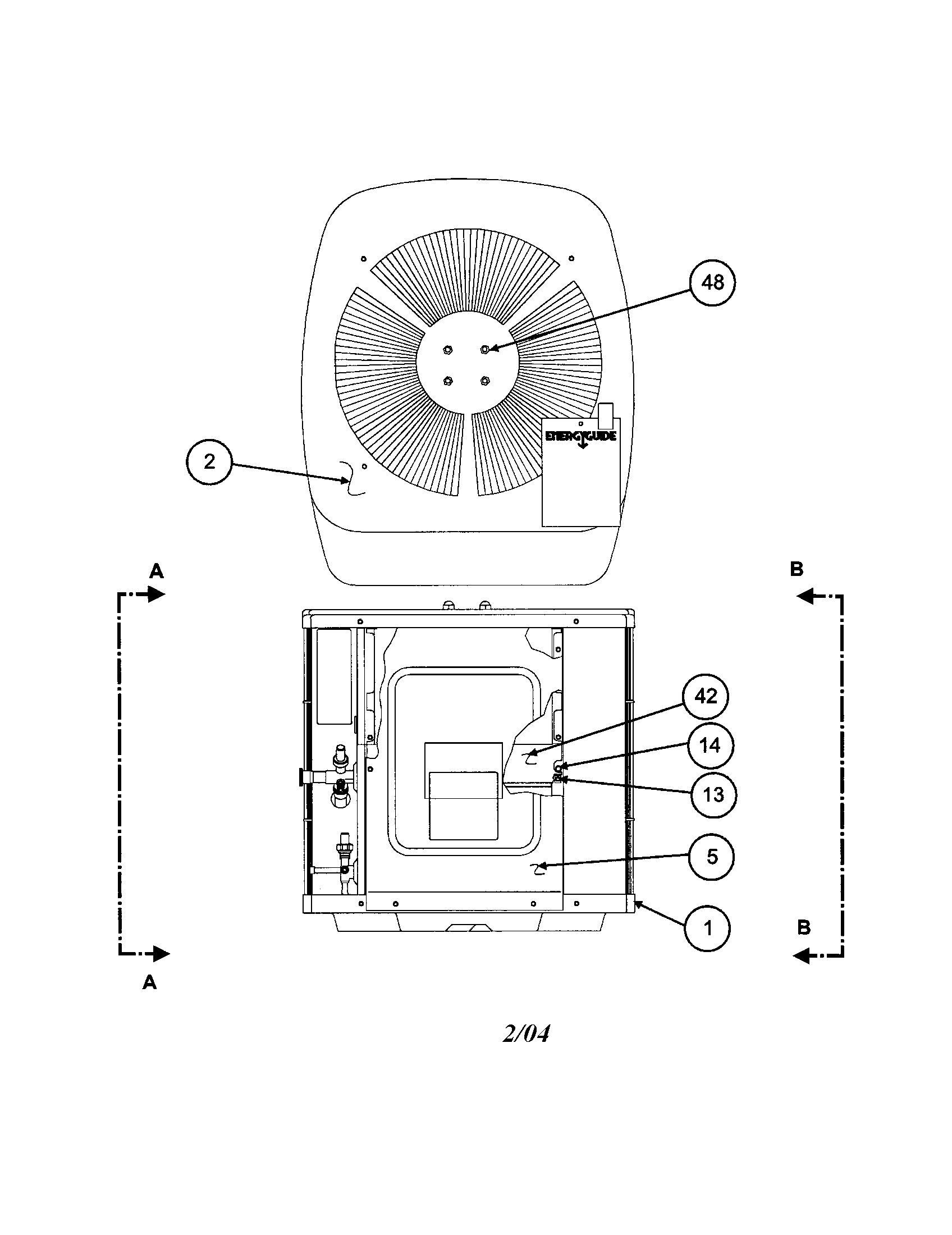 Carrier 38YKC030 SERIES320 outlet grille / top cover diagram