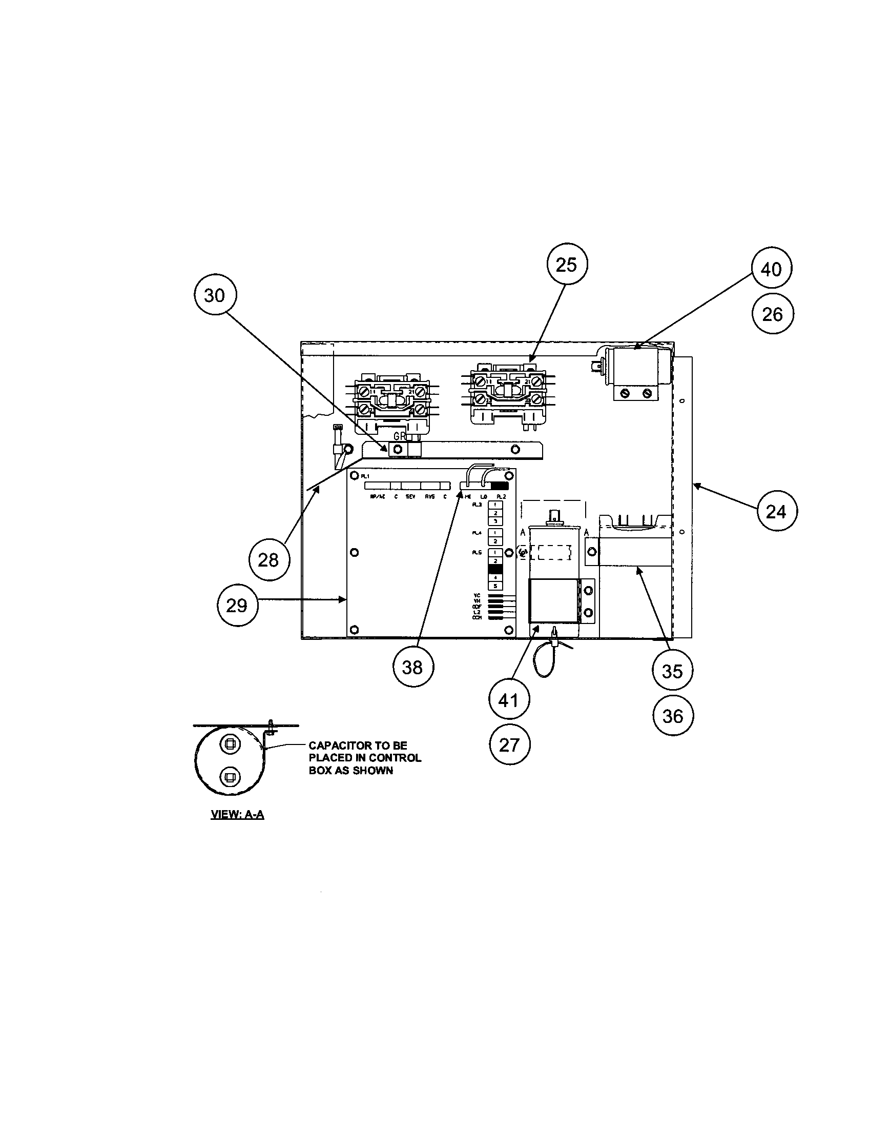 Carrier 38YDB060 SERIES320 control box diagram