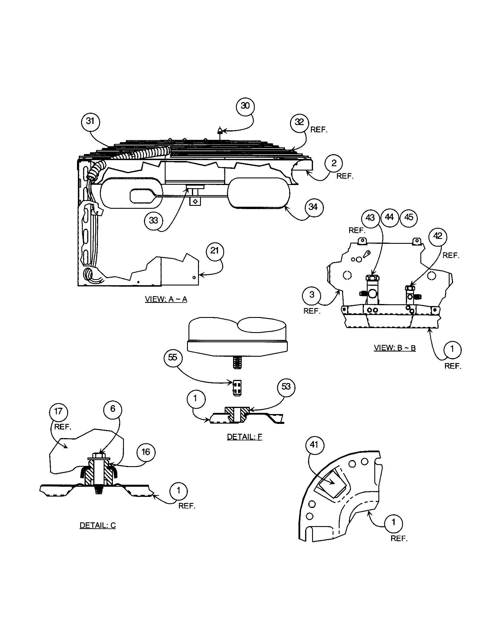 Carrier 38BRG024 SERIES300 fan blade diagram