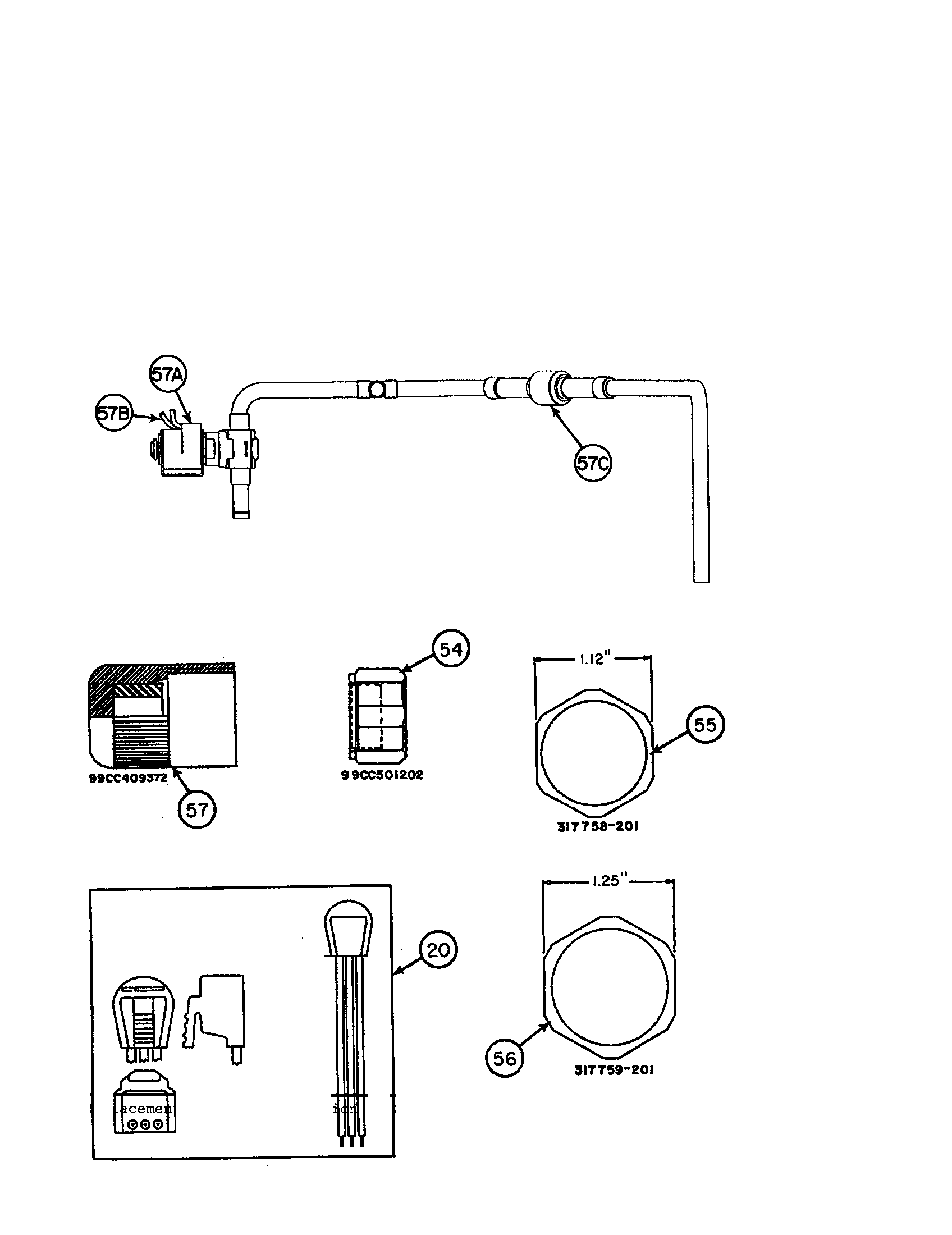 Carrier 38TKB018 SERIES330 plug-compressor/cap-seal diagram