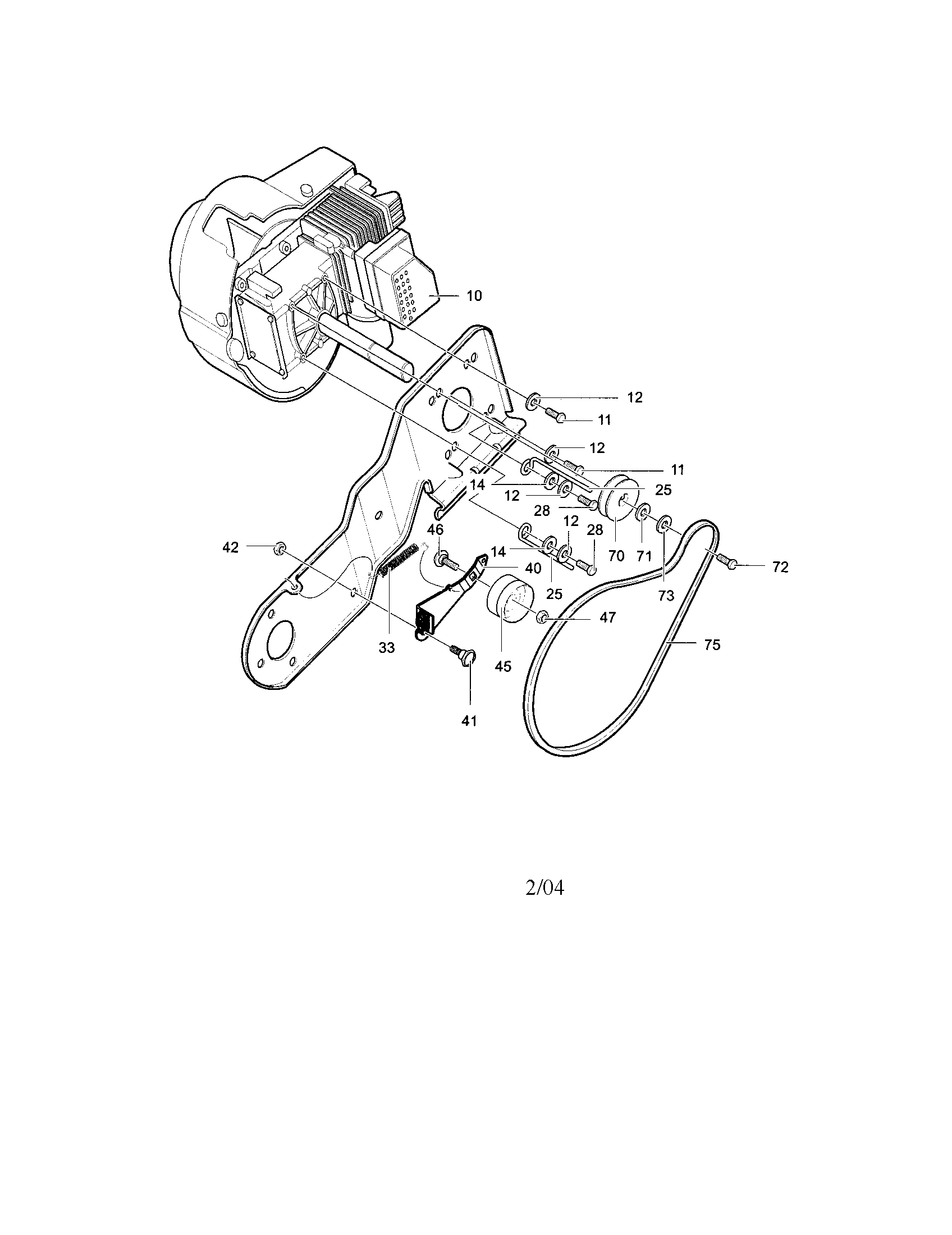 Murray 621450X4E engine assembly diagram