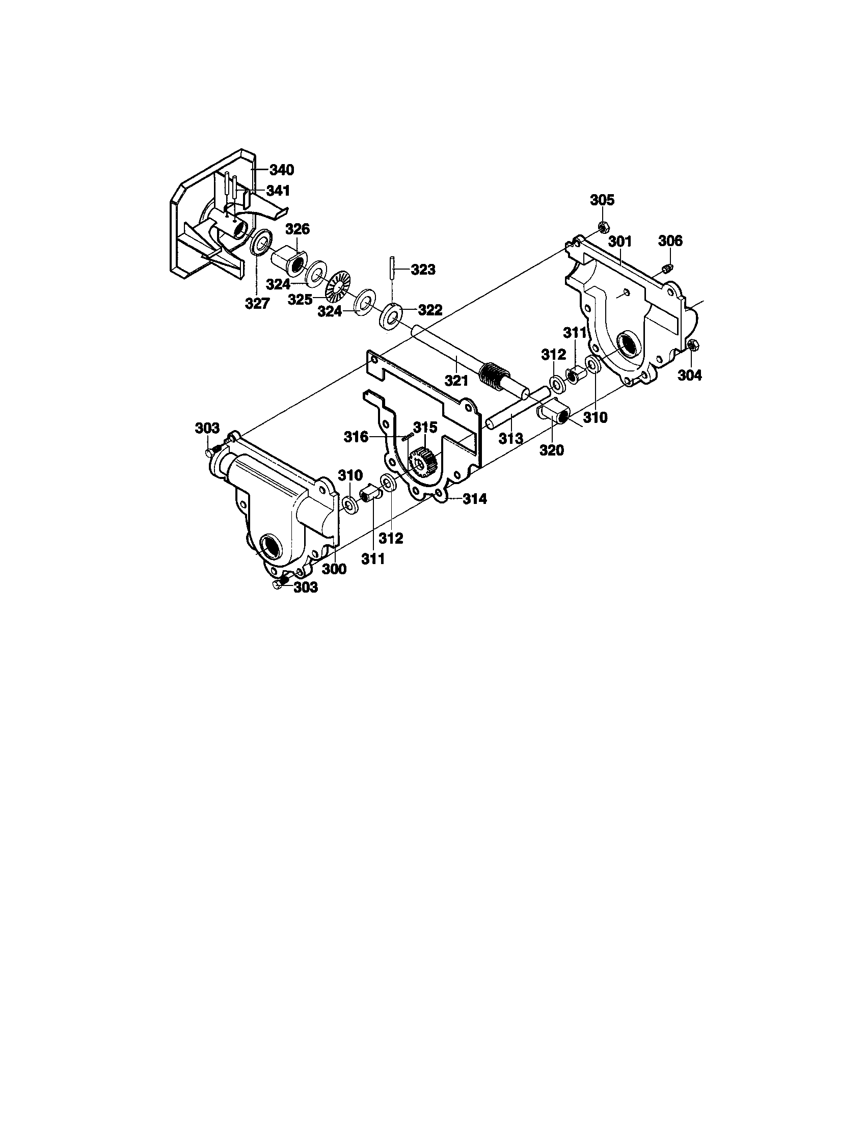 Murray 624508X4B gear case diagram